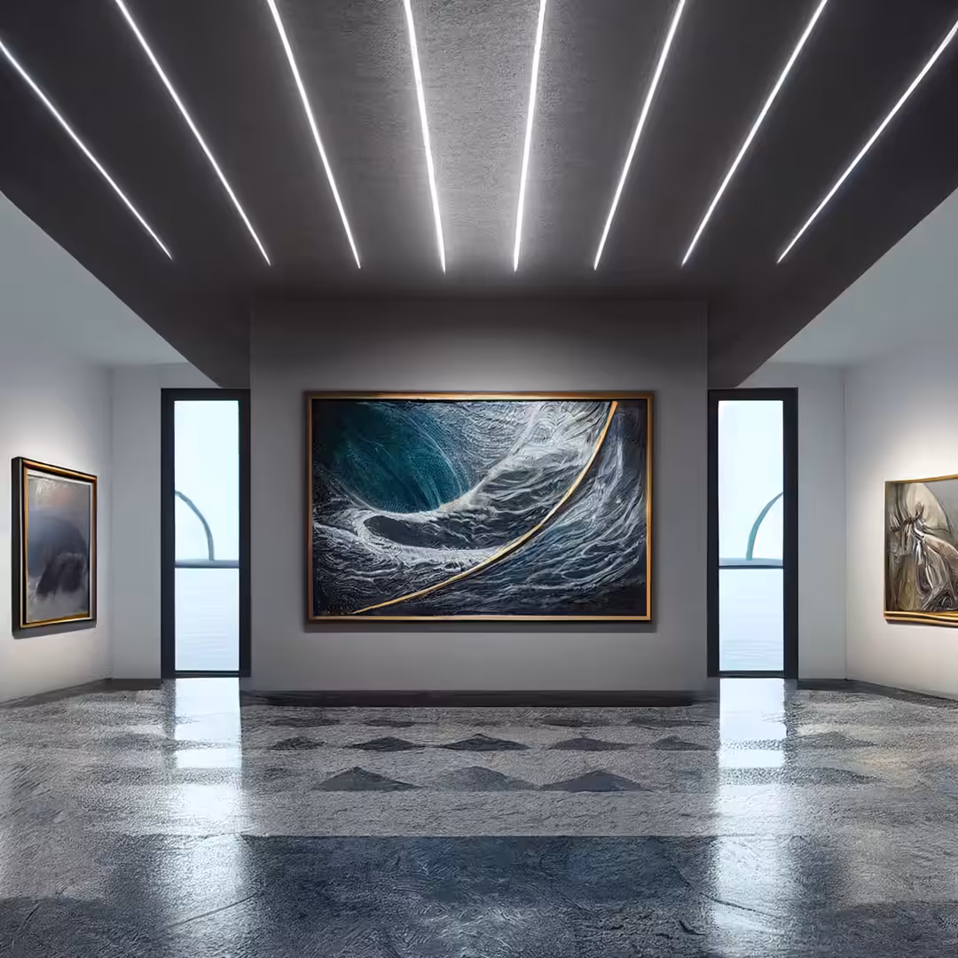 The unknown private gallery (Living ocean painting)