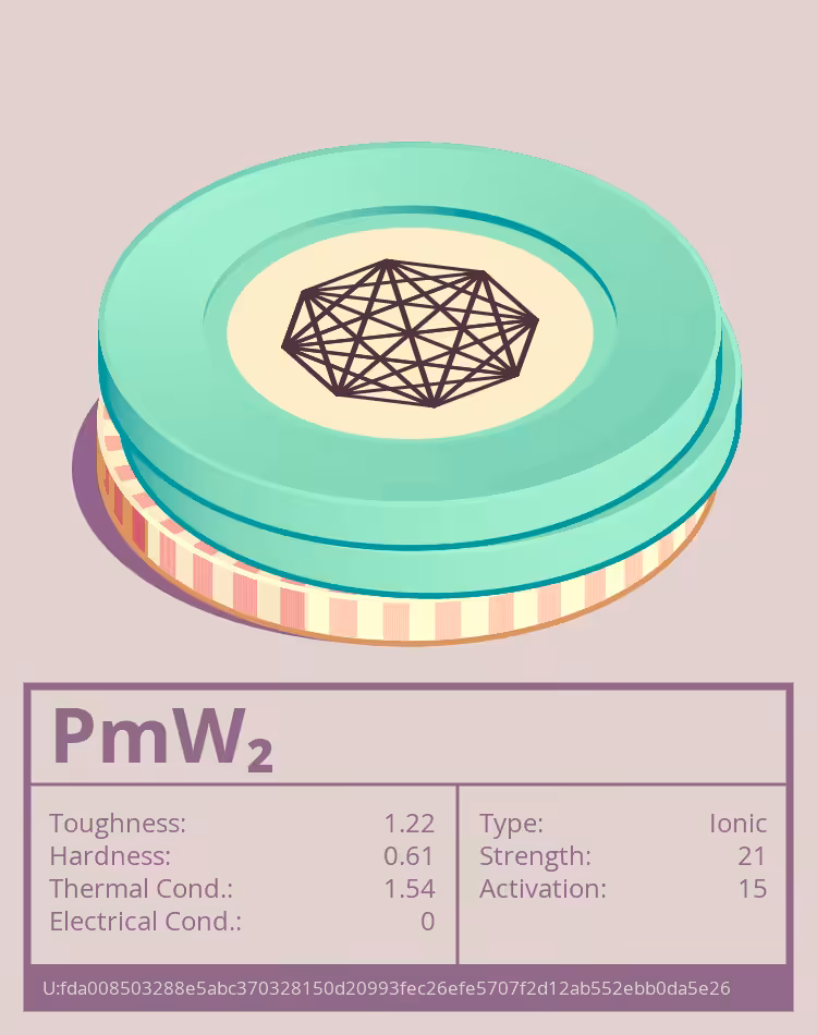 PmW₂ molecule