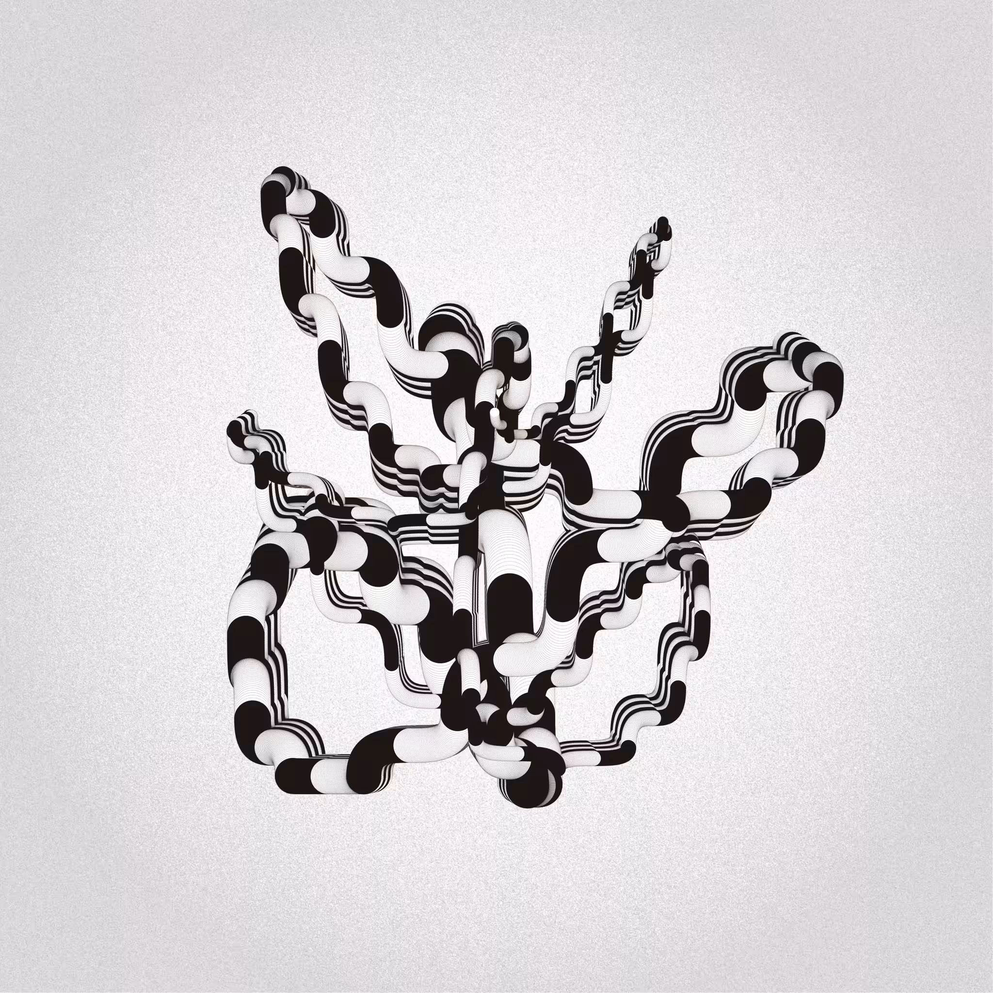 Pipe Alternate, Black & White No. 20