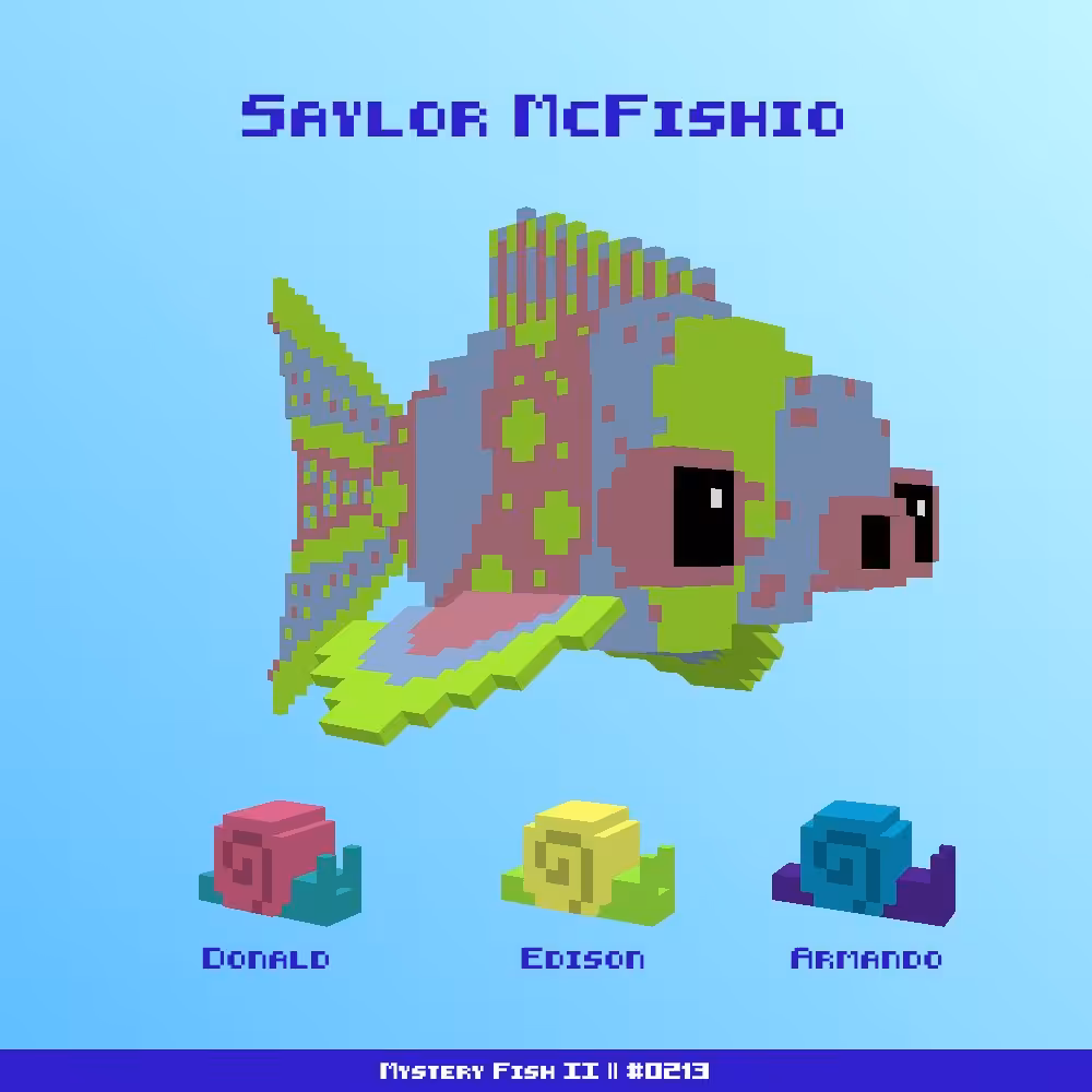 Saylor McFishio :: Mystery Fish 0213/1000