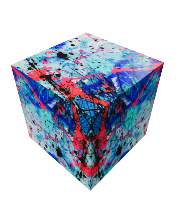 "Cubed art 09" by Cinthia Ponce