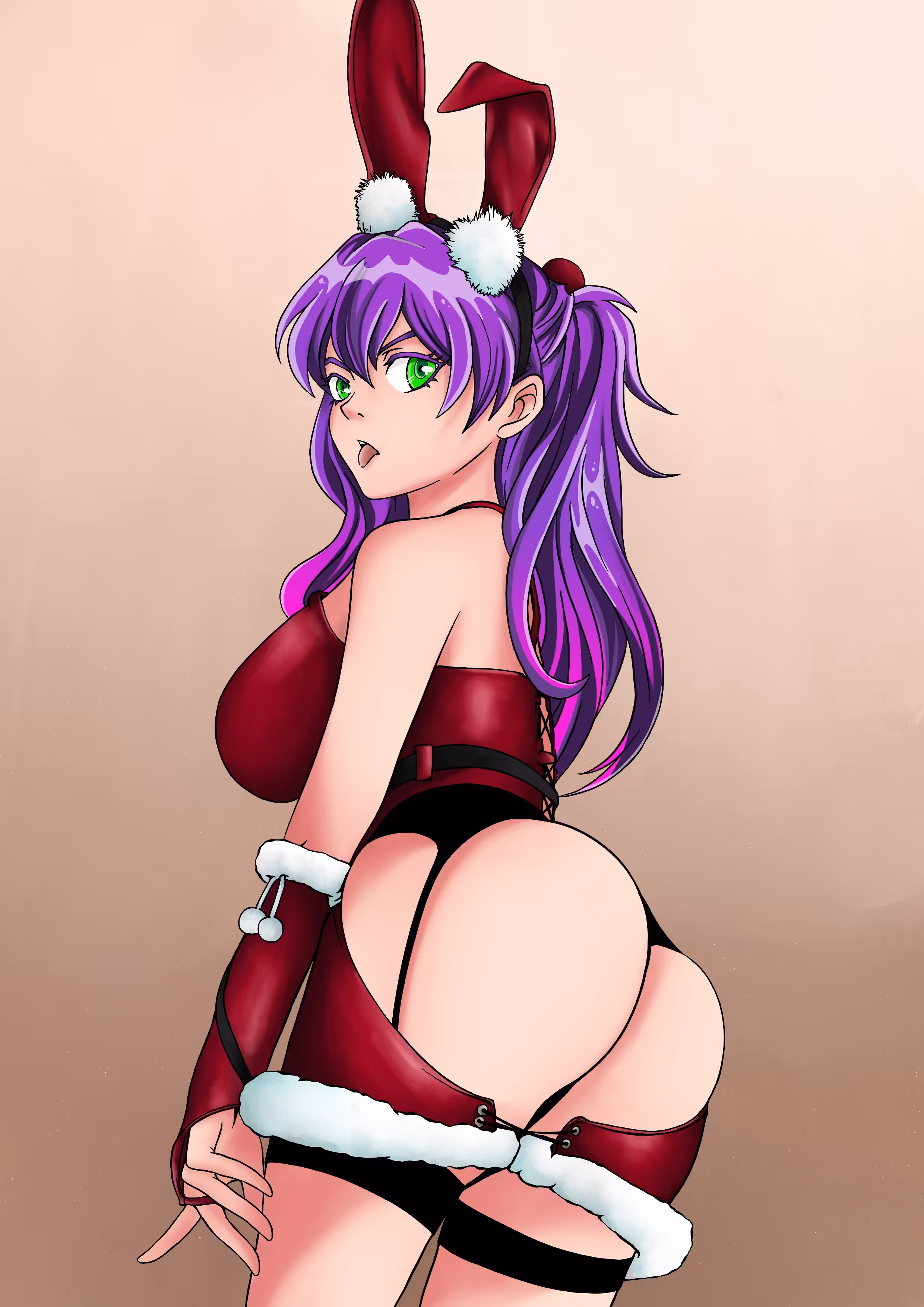 Bunny Santa Girl