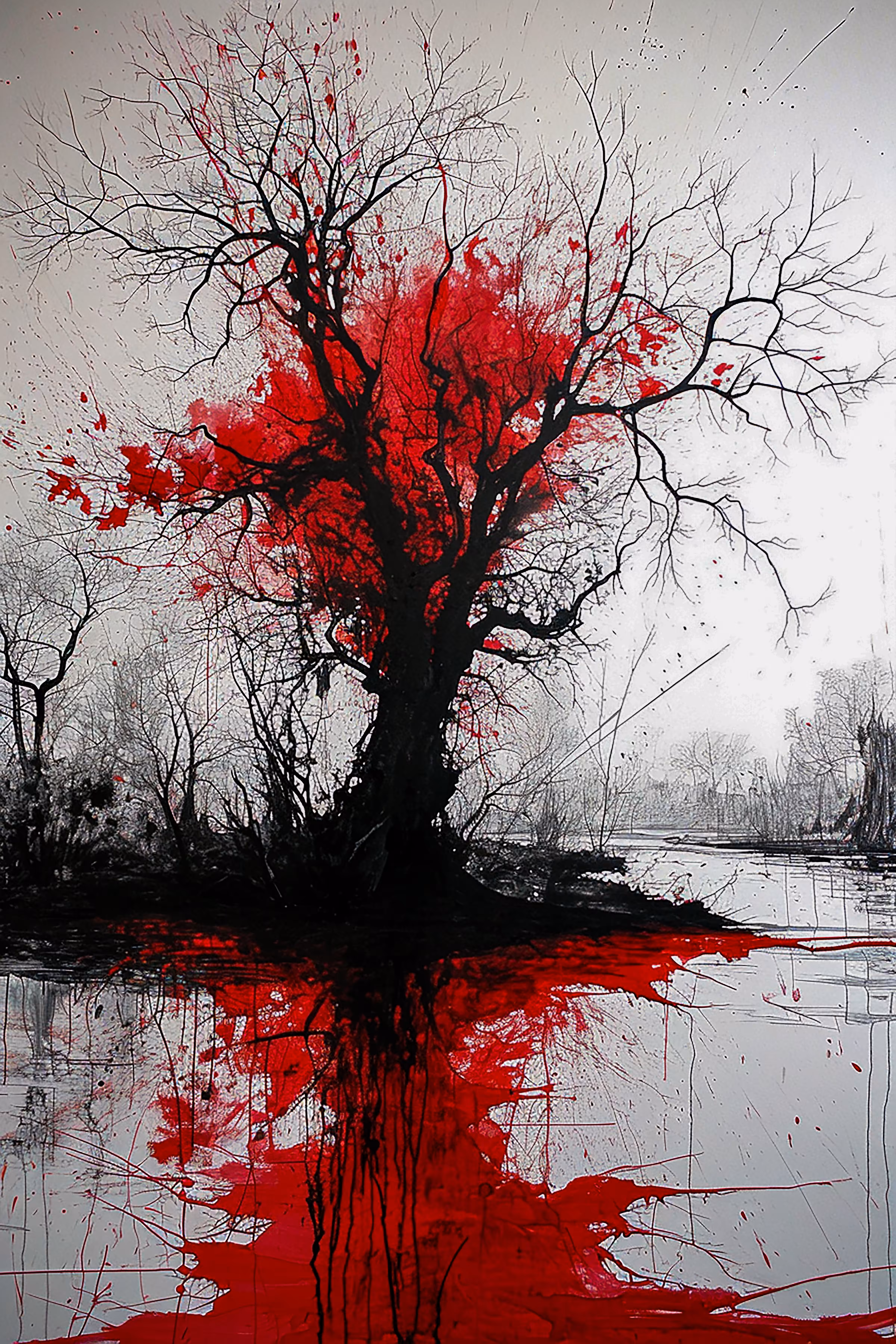 Nature's Mirrored Existence