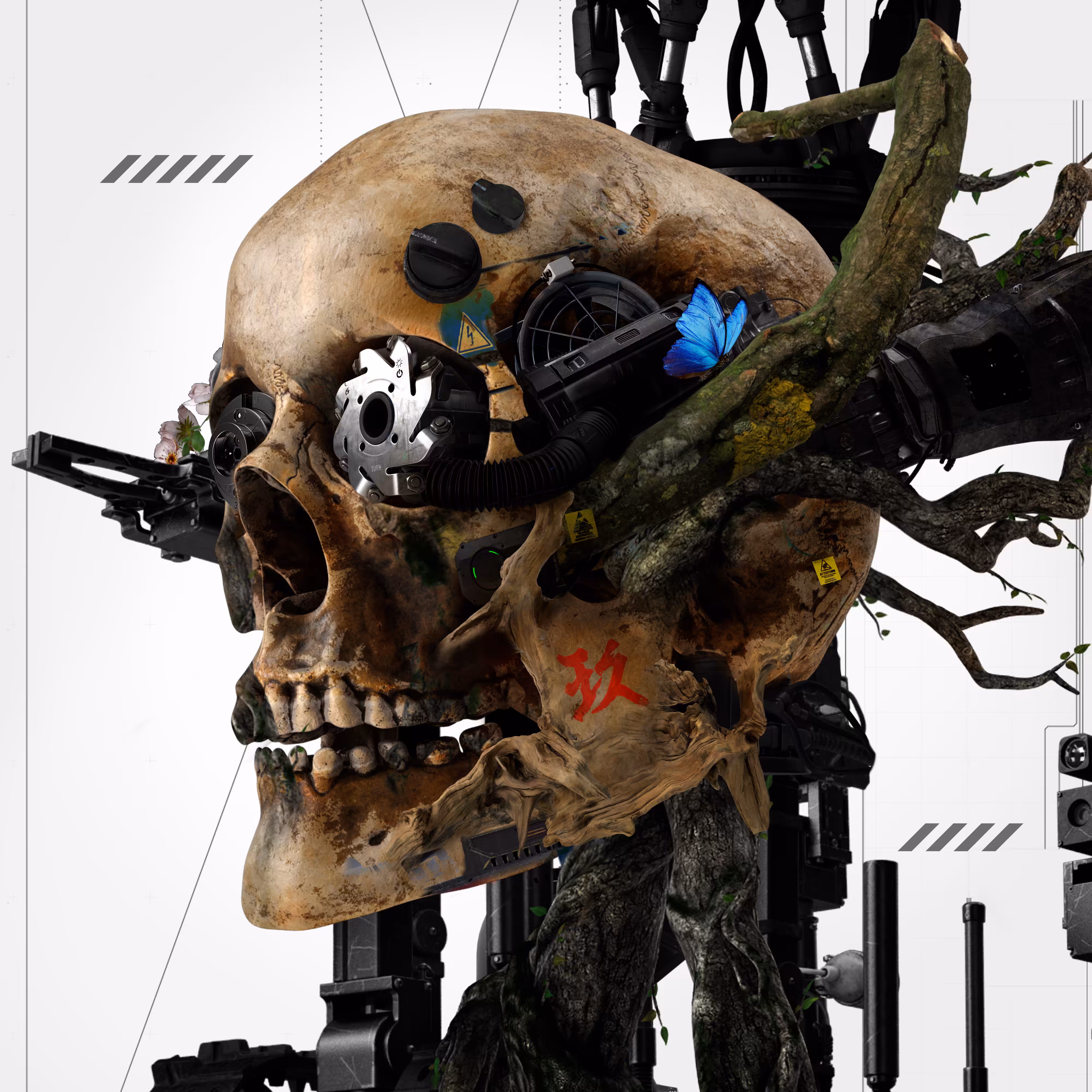 CYBER SKULL (NATURE) 玖號 No.9