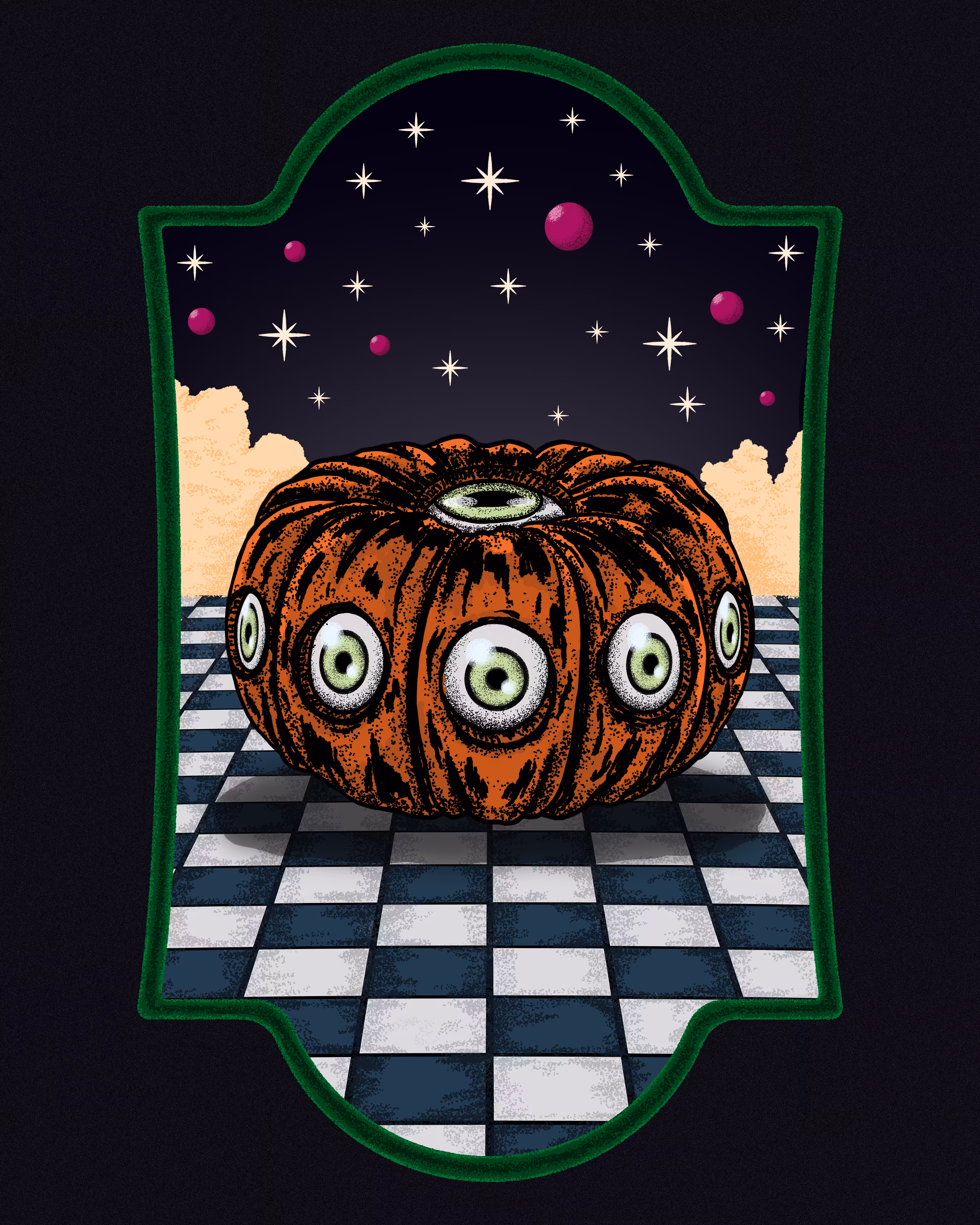 thousand eyed pumpkin