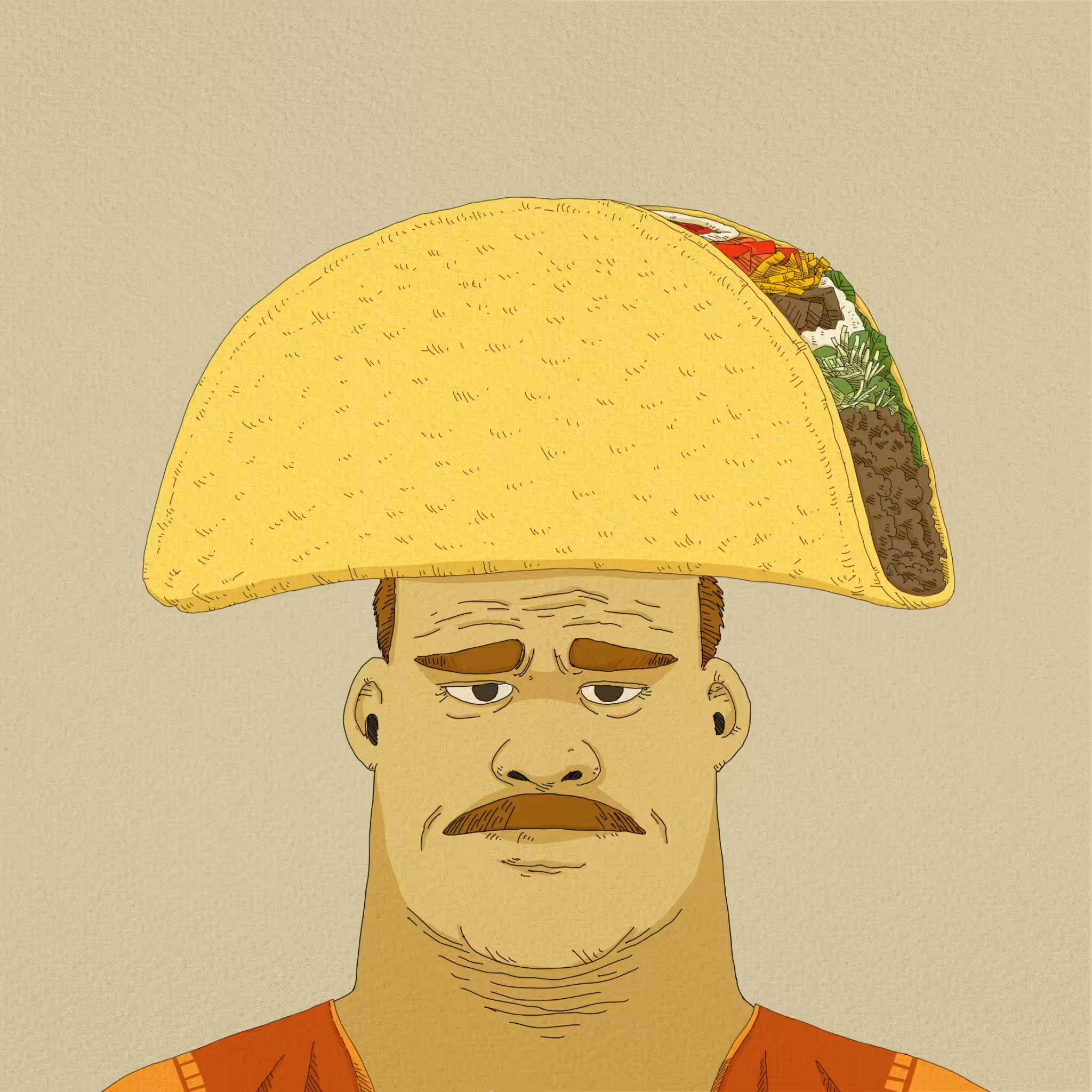 Silly Hat Family #1 - Taco
