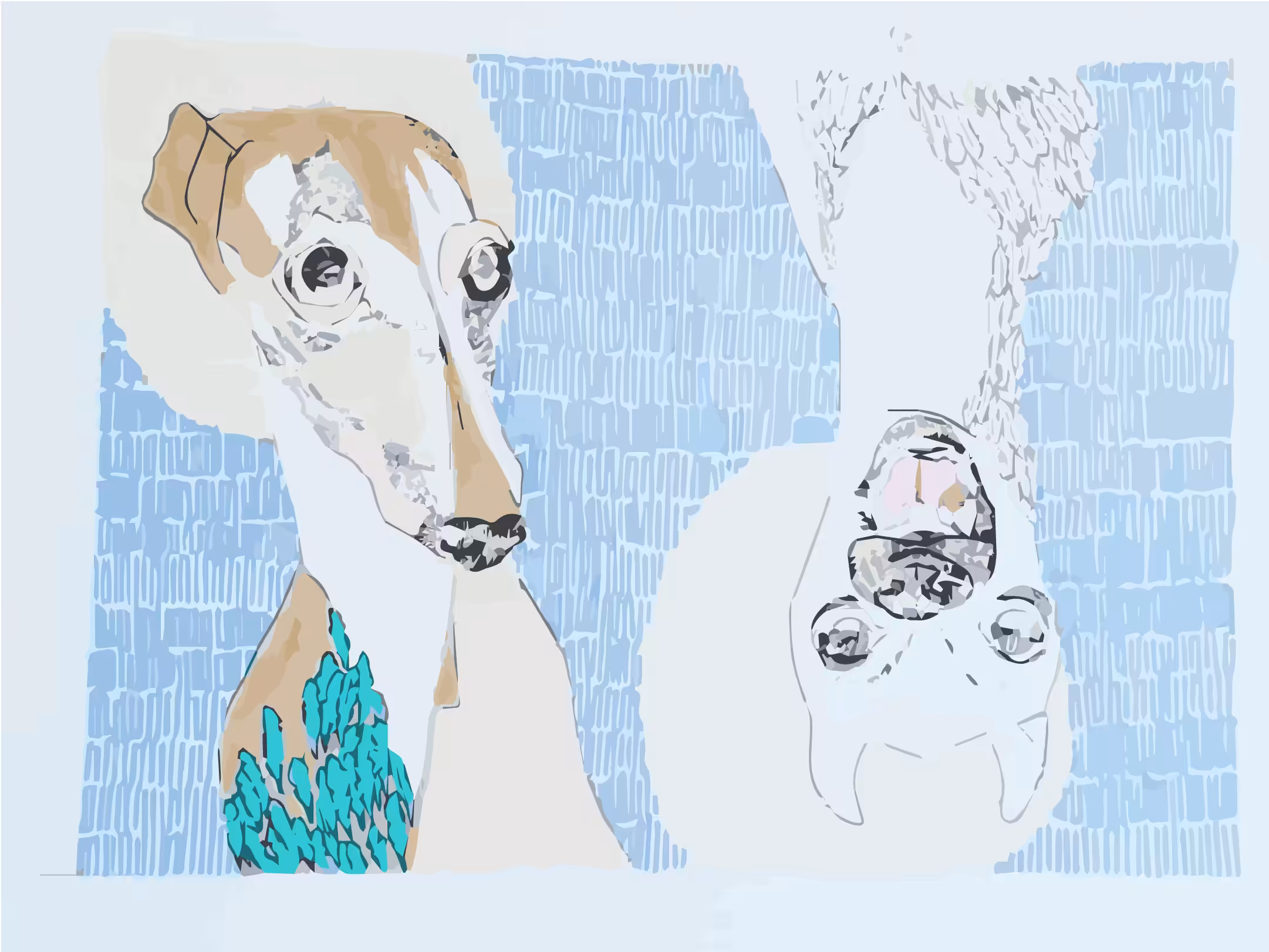 I CANI ILLUSTRATION