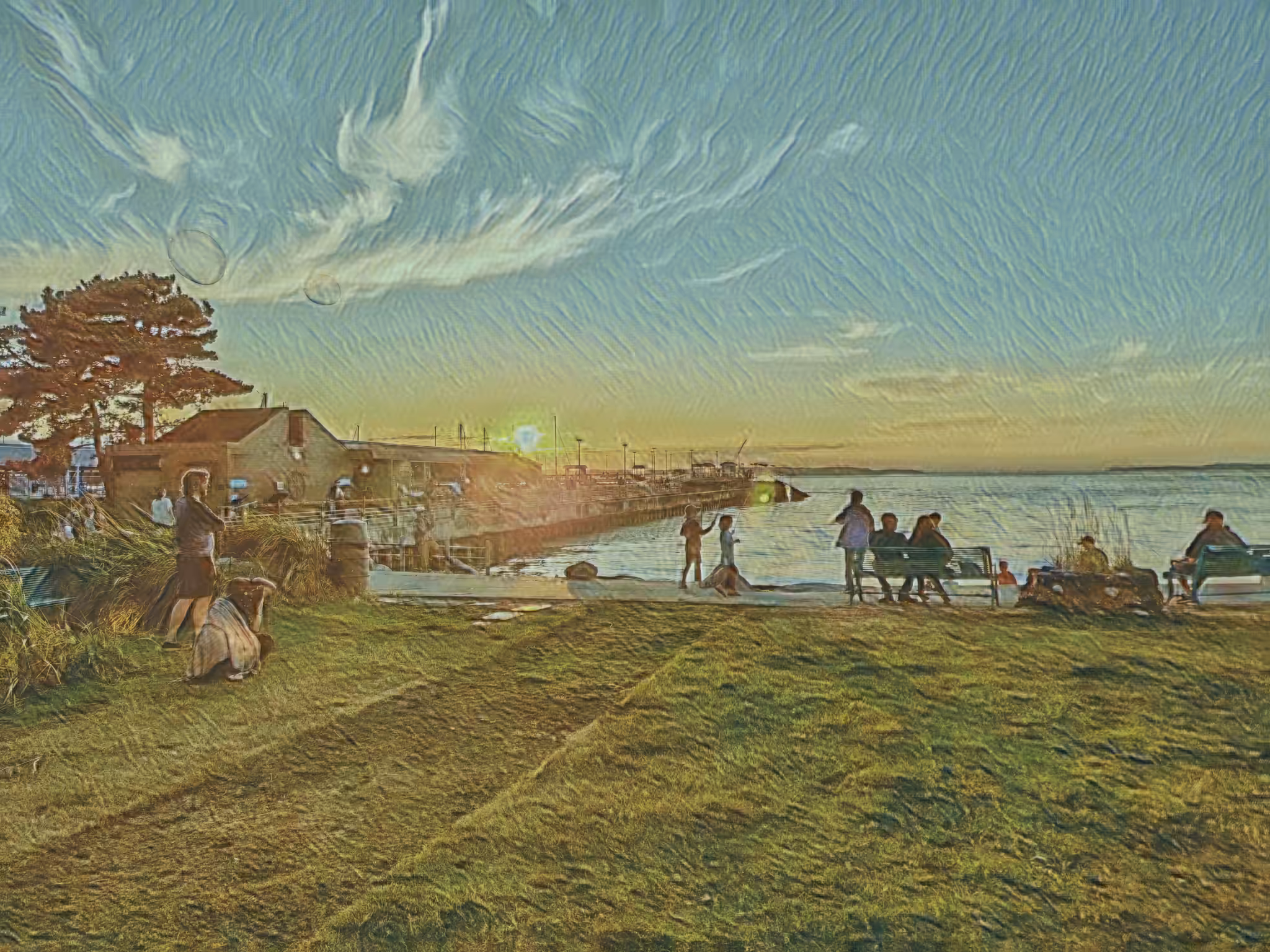 At the Pier