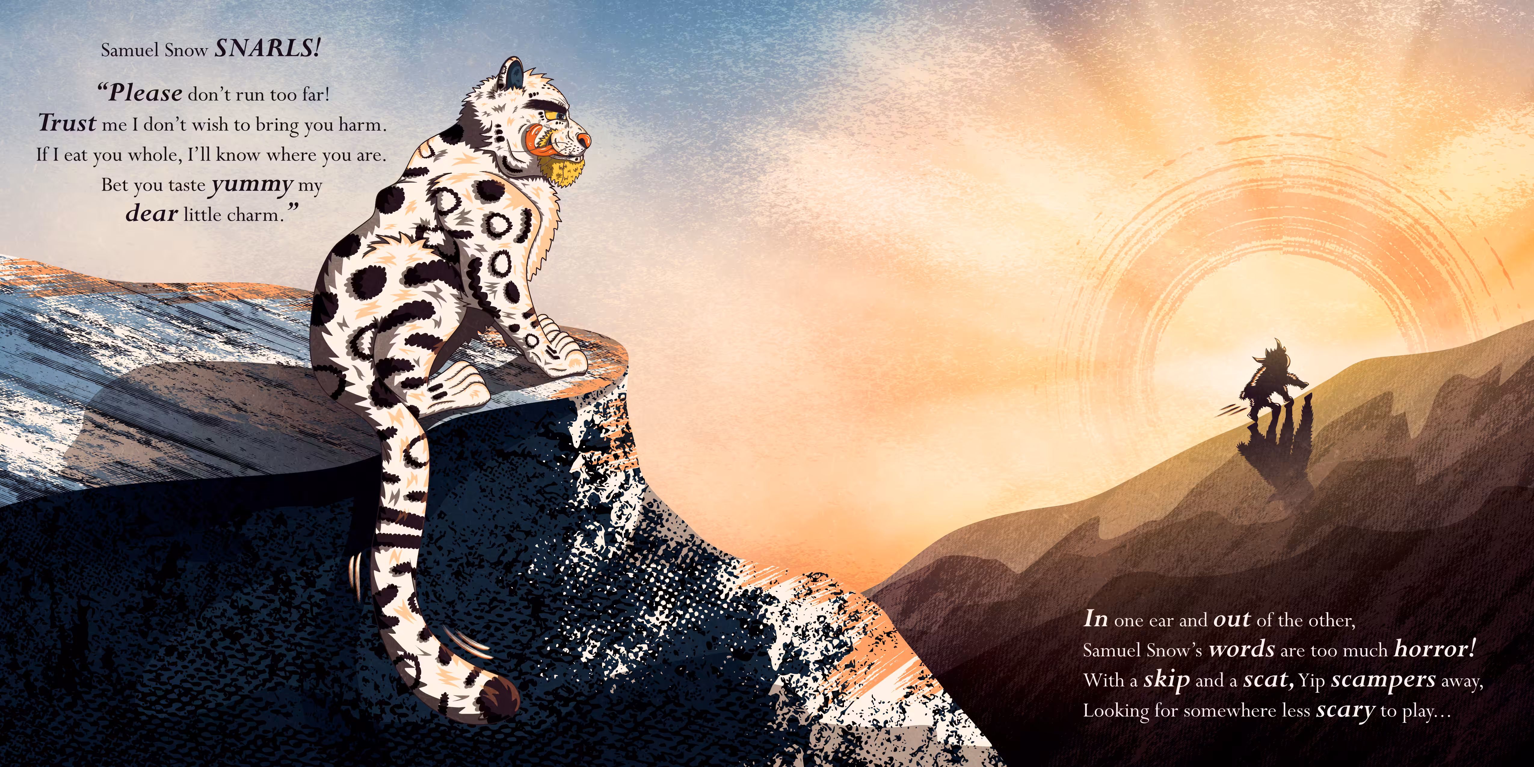 Wild Yak Yip: Children's Picture Book Double Spread [Pages 22-23]