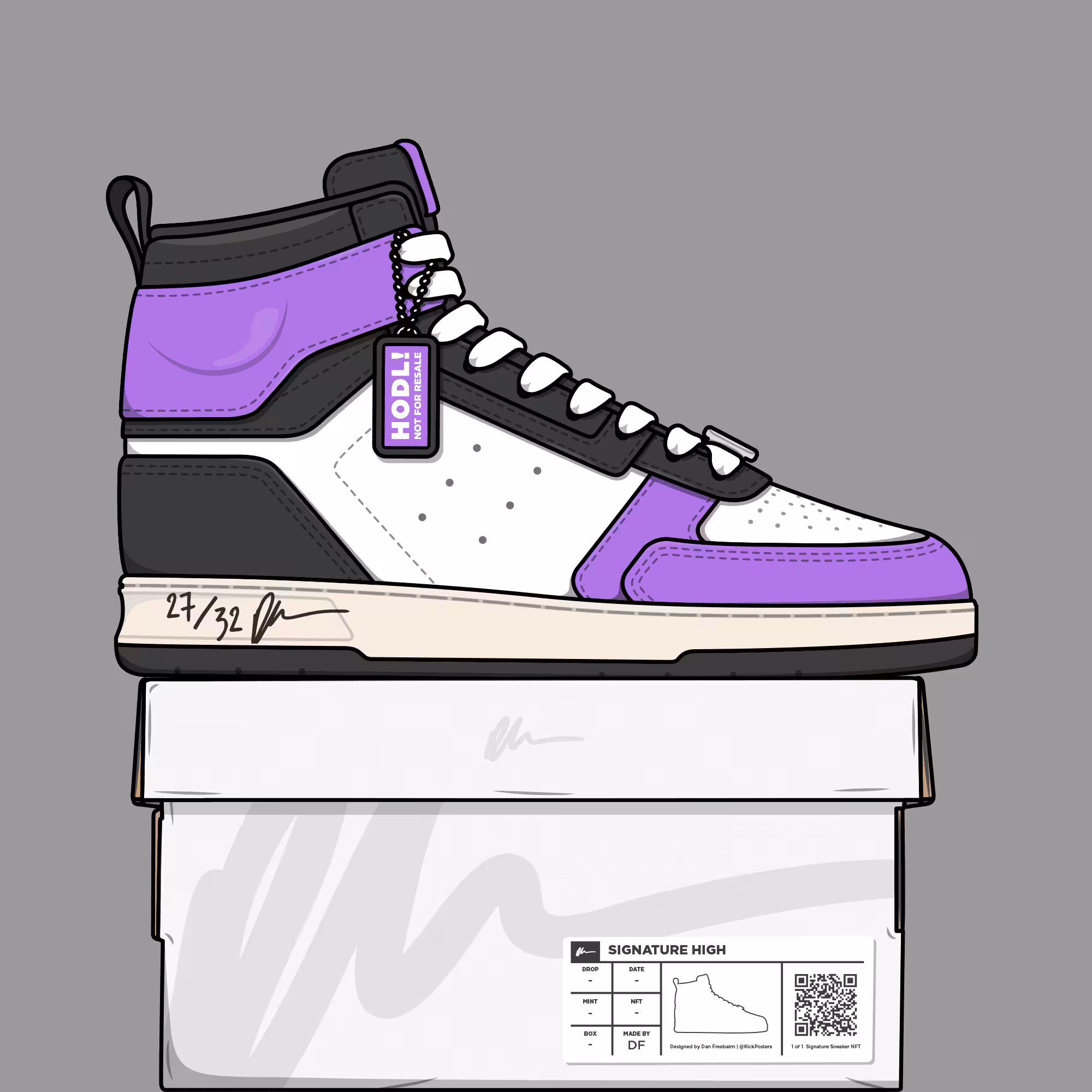 Signature Sneaker High 'Spectrum' - #27