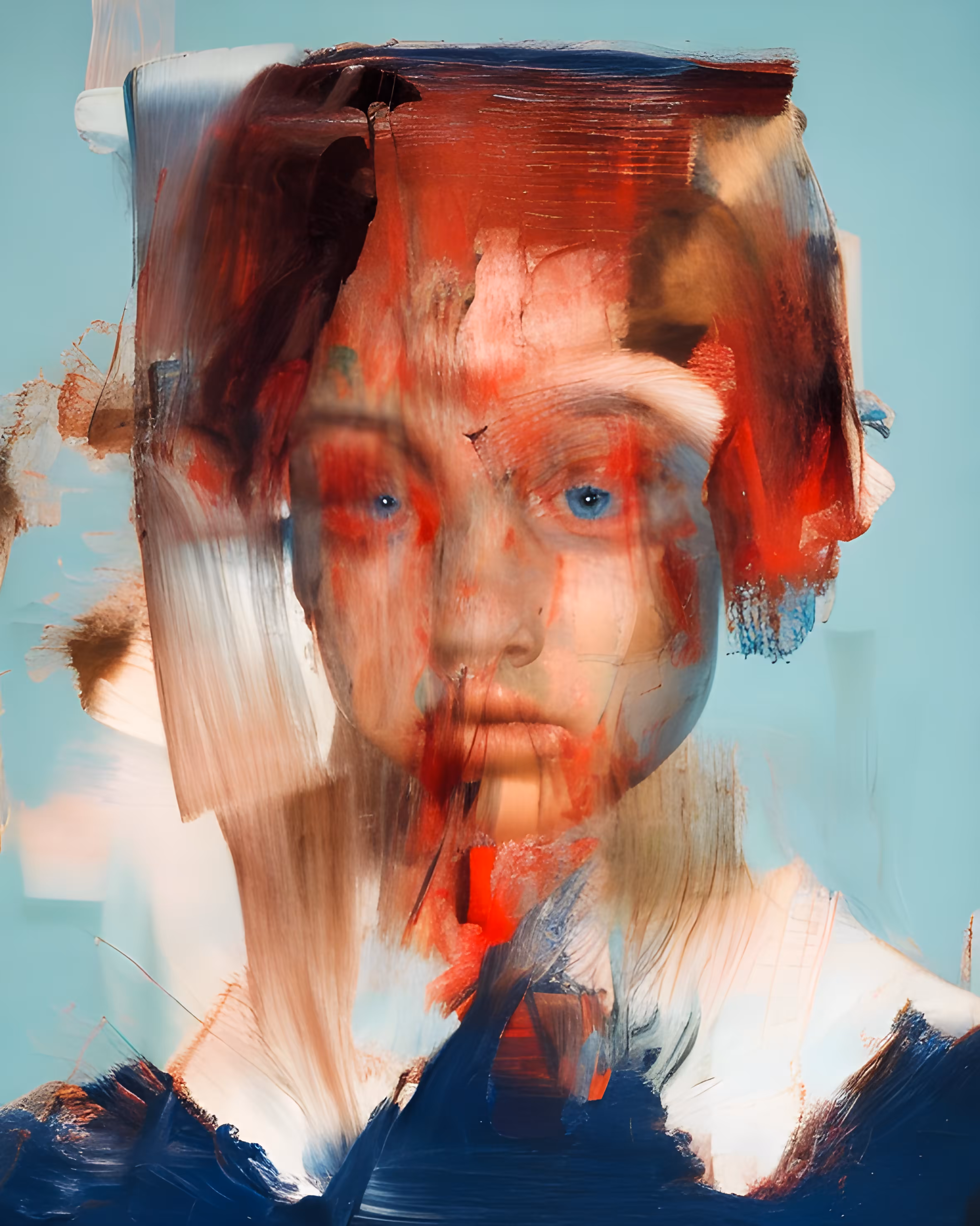 figurative painting: Sonya
