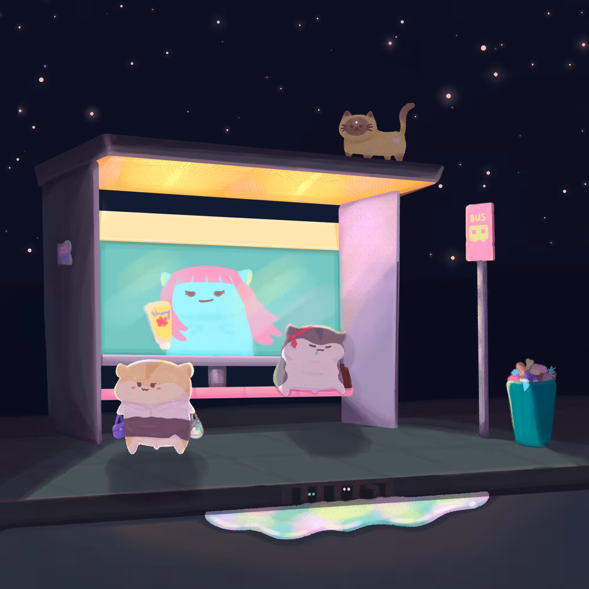 Bus stop 🚌