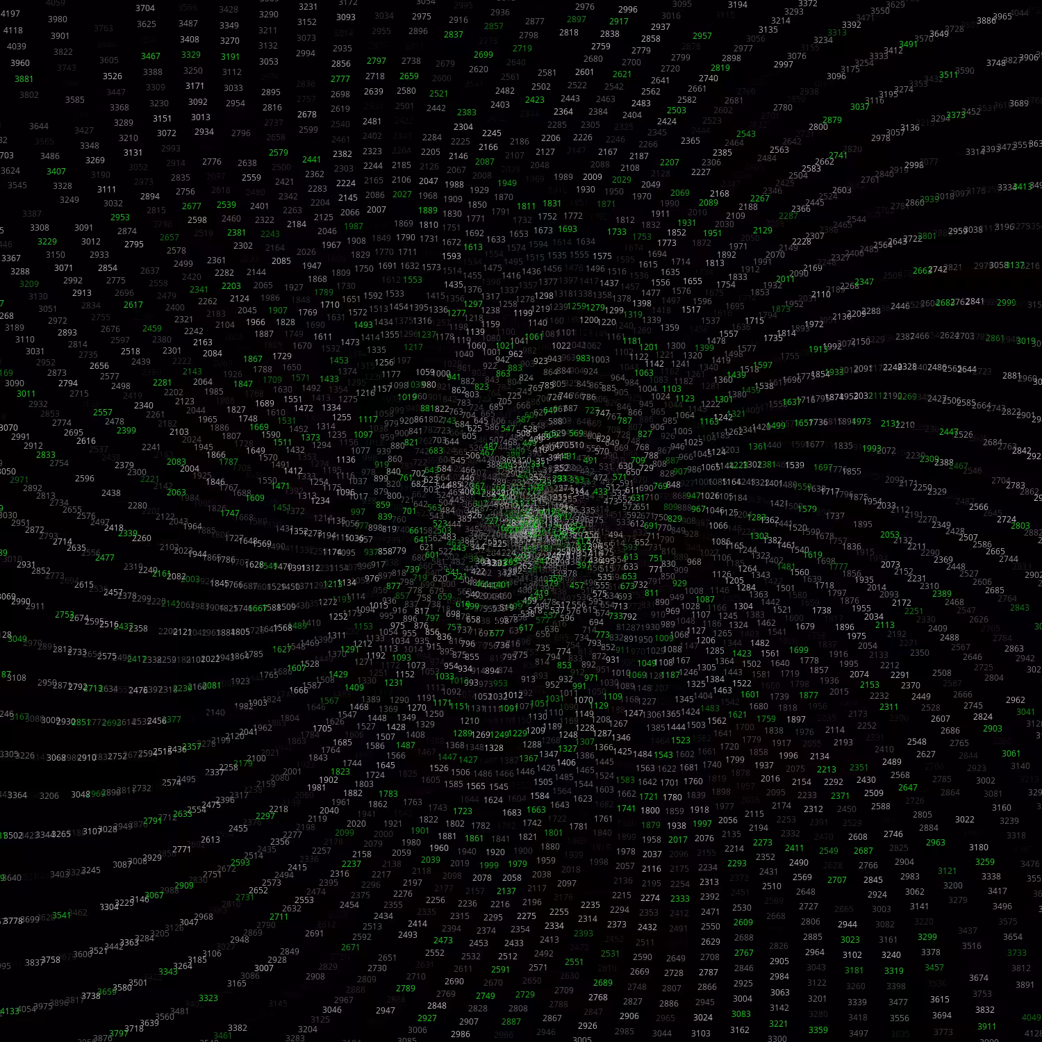 Polar Plot of Numbers #219