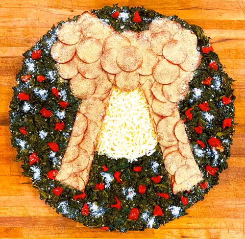 Golden Bow Wreath