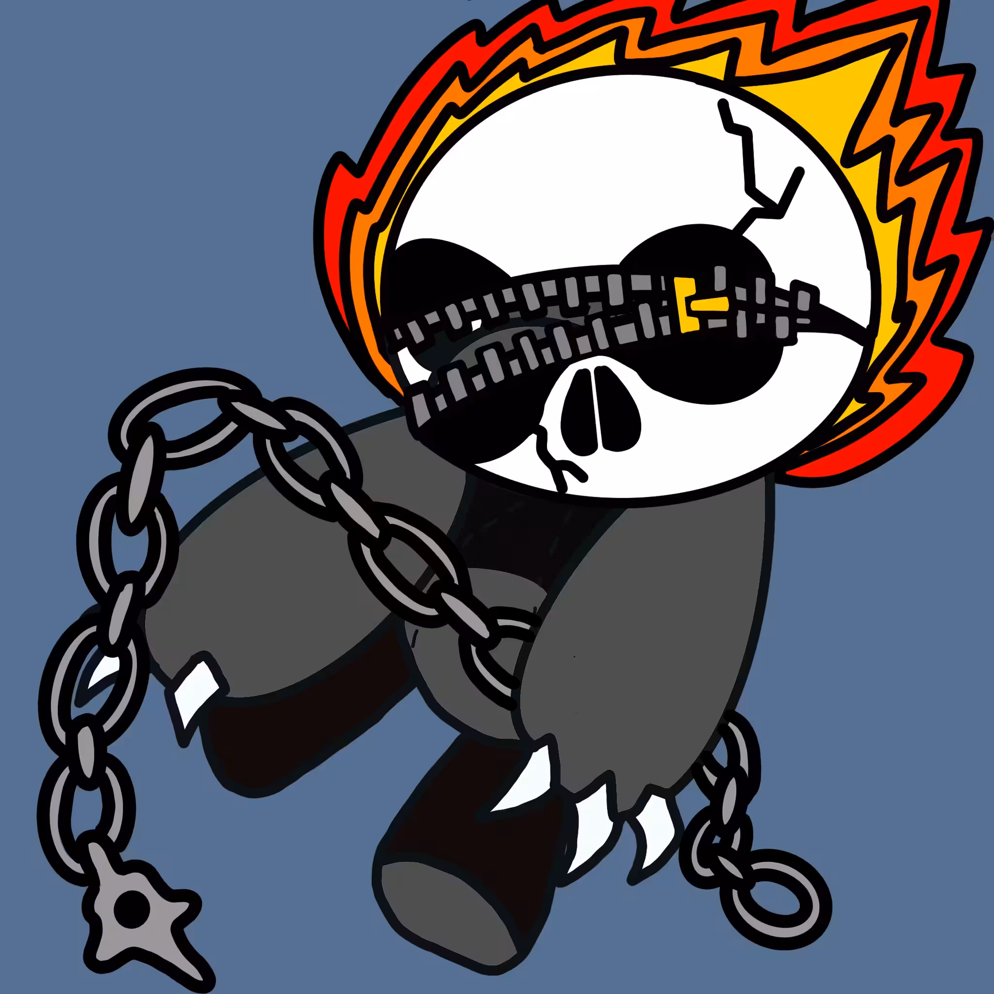 Teddy B Bear #34 (Rare : Ghost Rider)