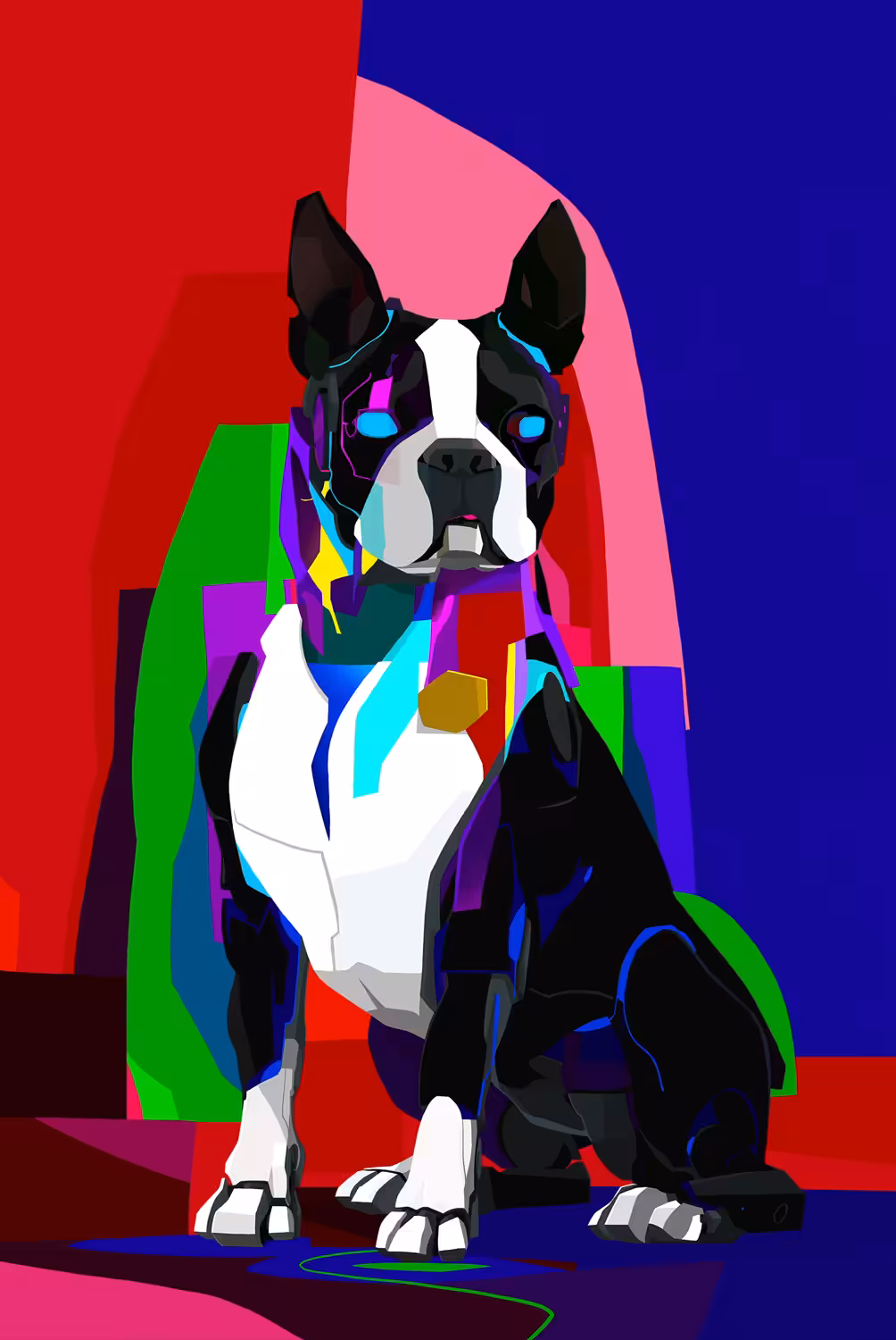 Pixel Crypto dog  