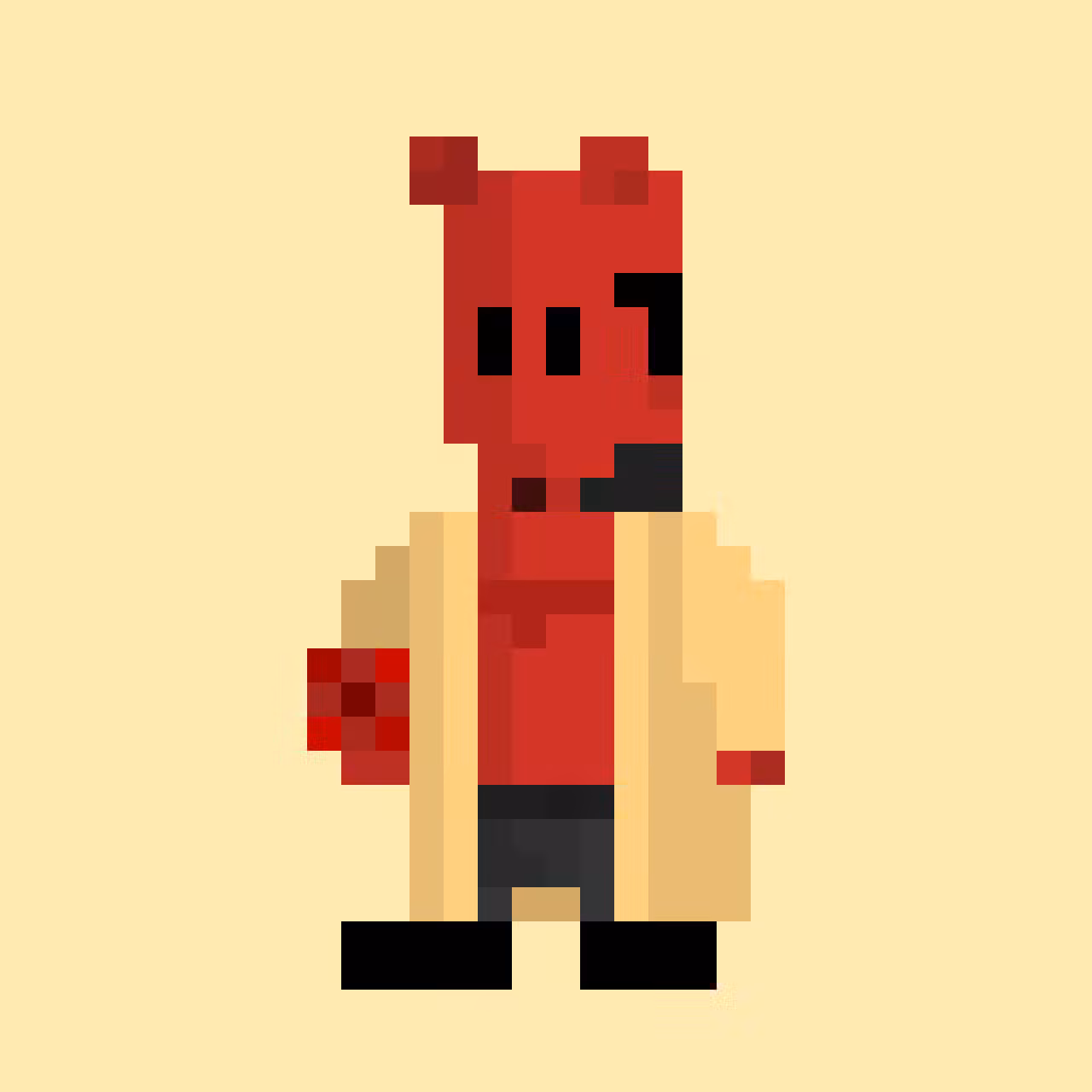 The Dude meets Hellboy