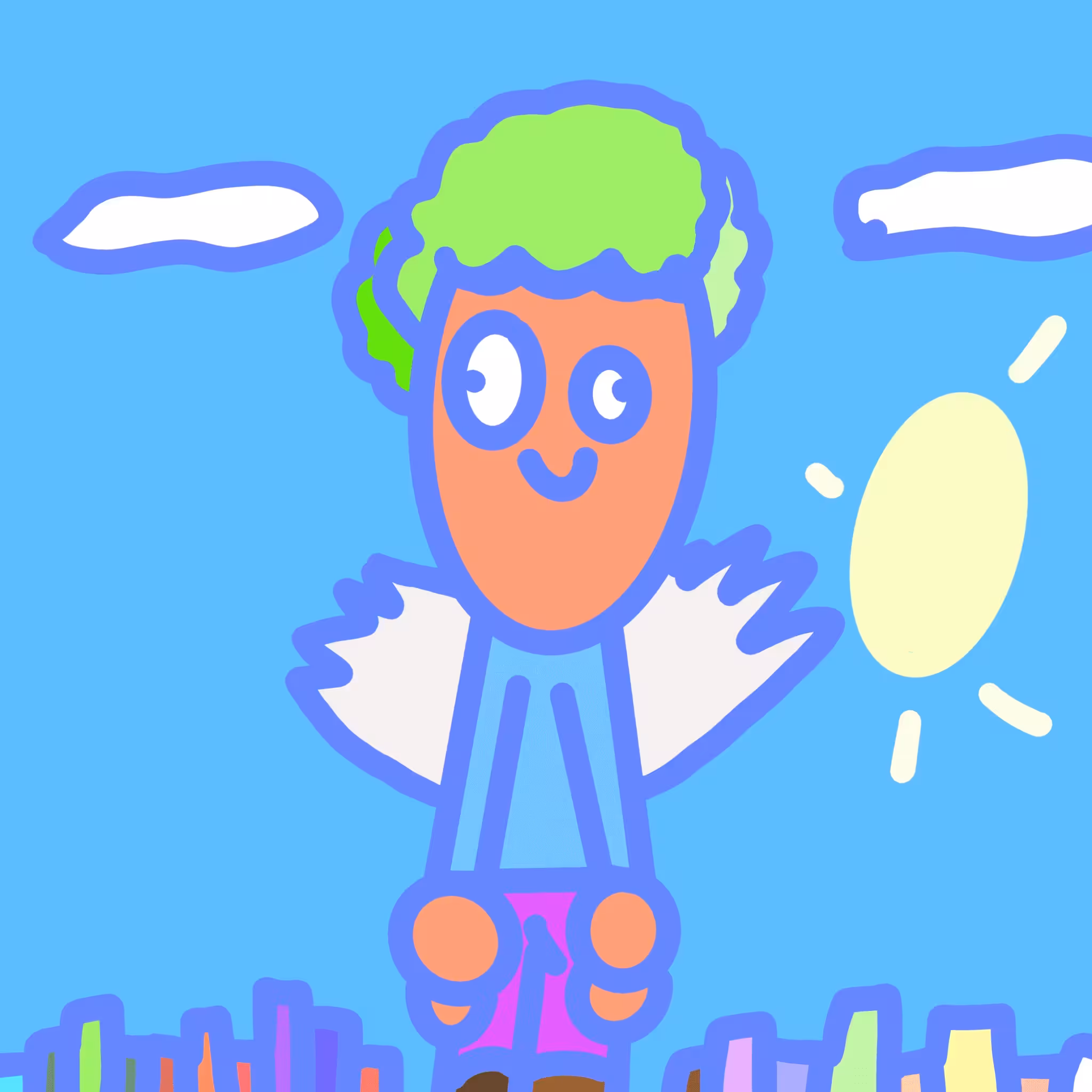 Smiley's Adventures (Smiley flying)