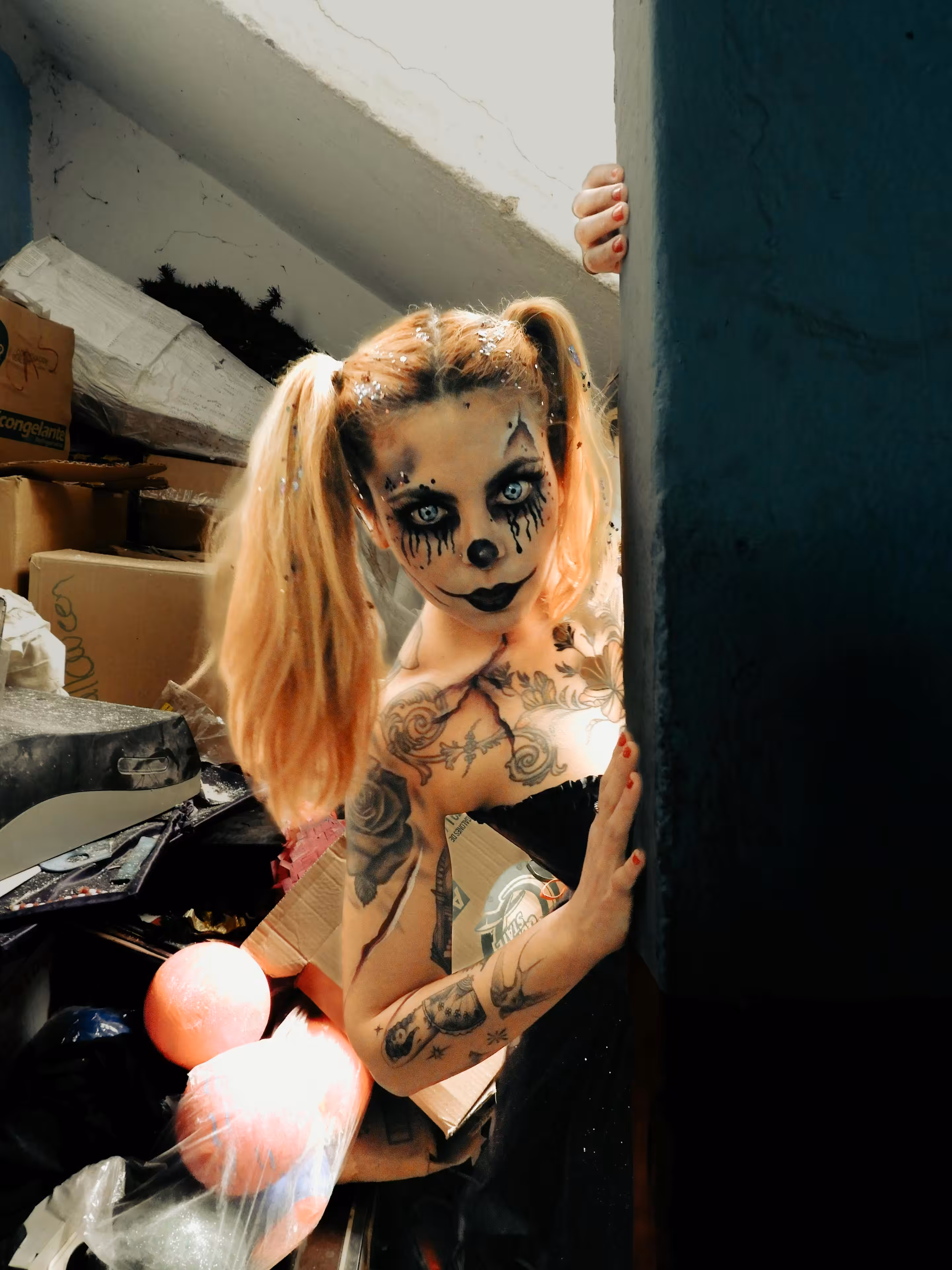"Behind the Glittered Mask"