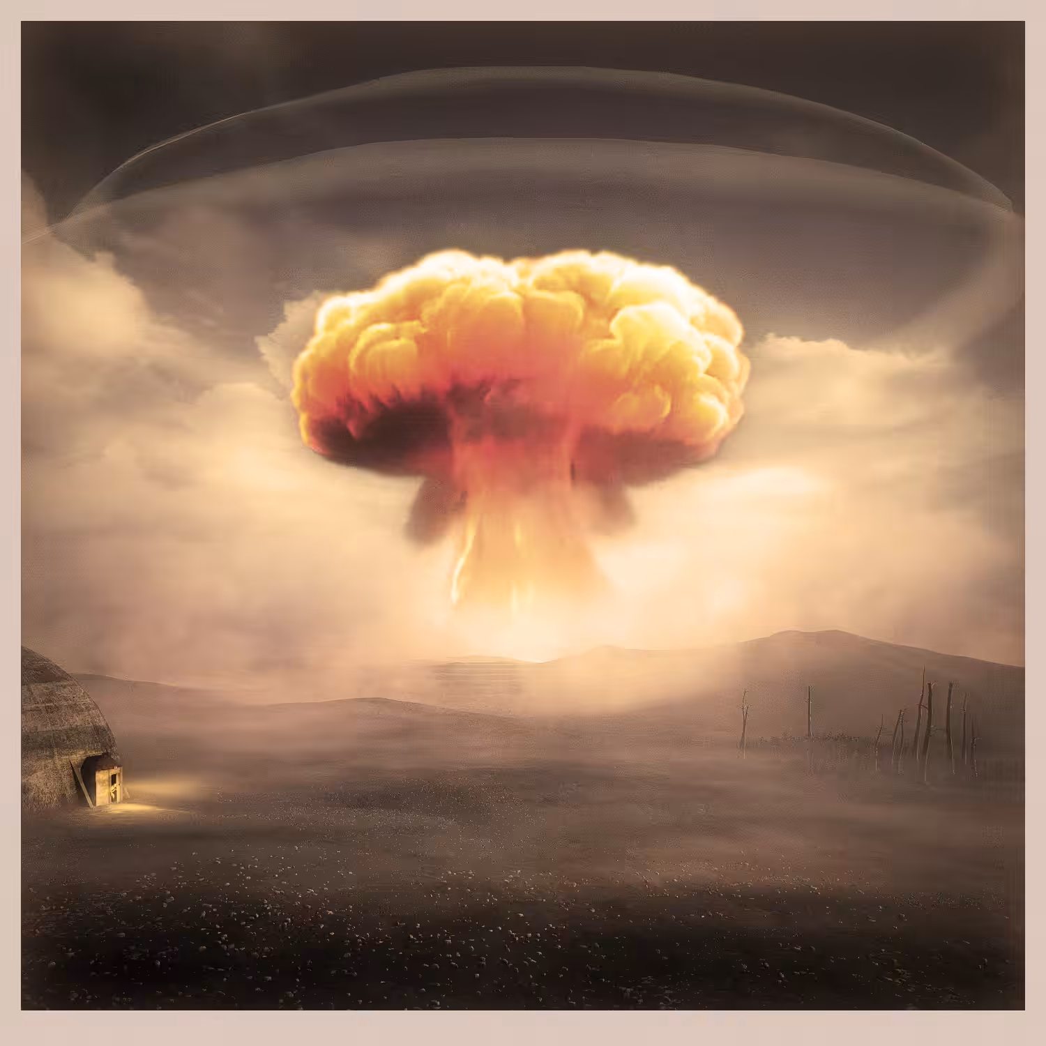 Nuclear postcard #01 - Mushroom