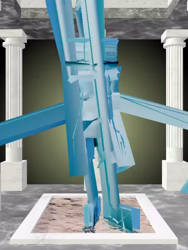 HeavenComputer: The Excited Aqua Green Woman #383