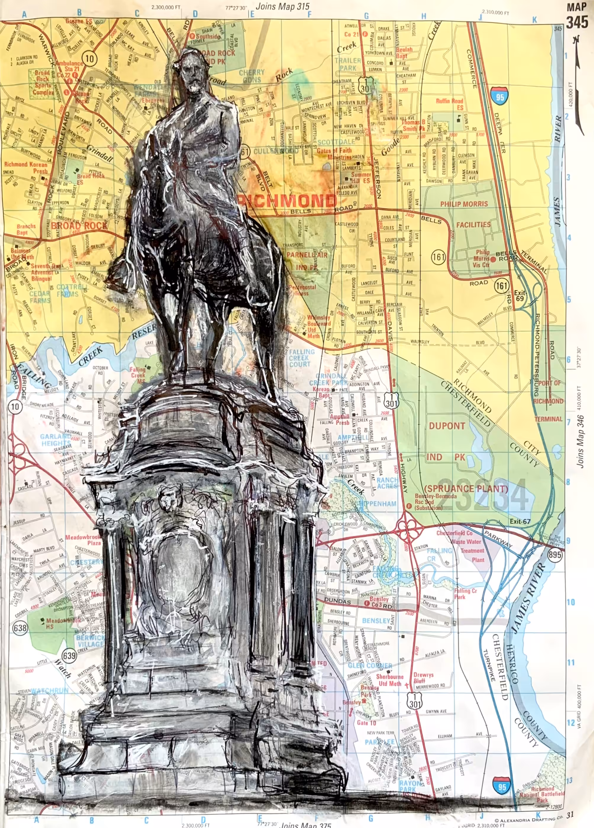 Statue of Confederate General Robert E. Lee II