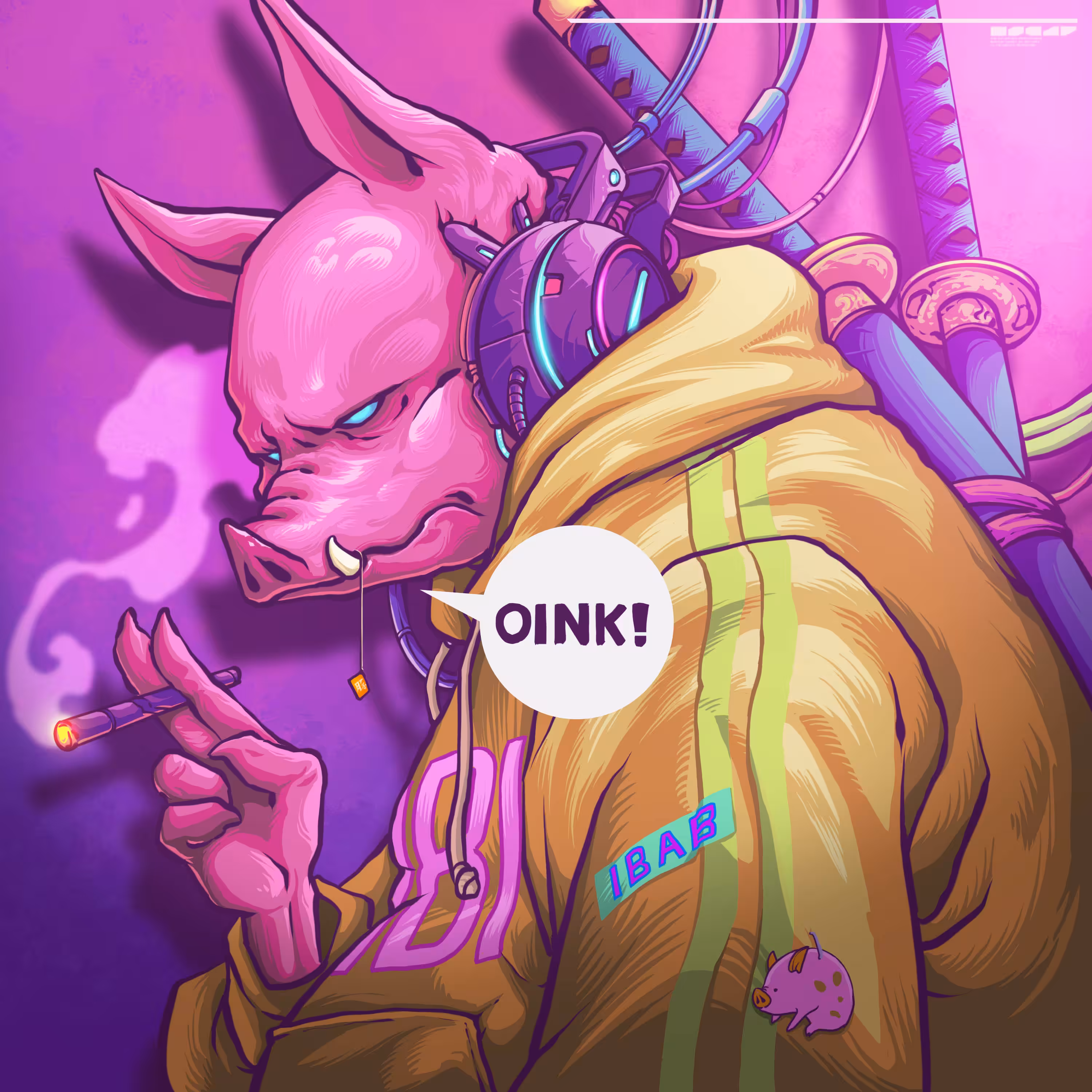 the cyborg pig