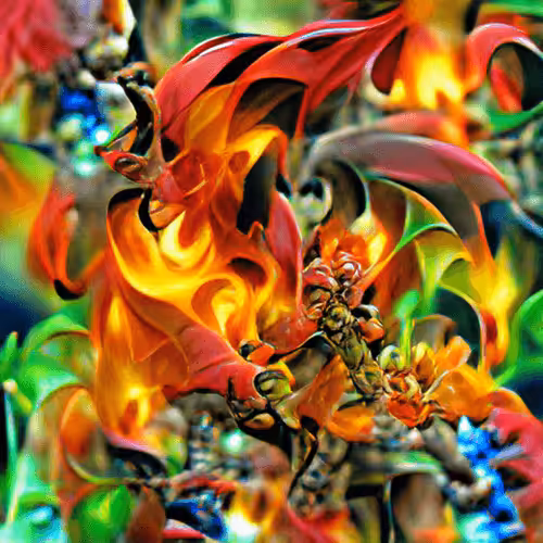 Collection "My Dreams": #35 - Fired Flower