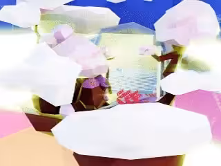 glitch installation - virtual plastic vertical cinema.GLB