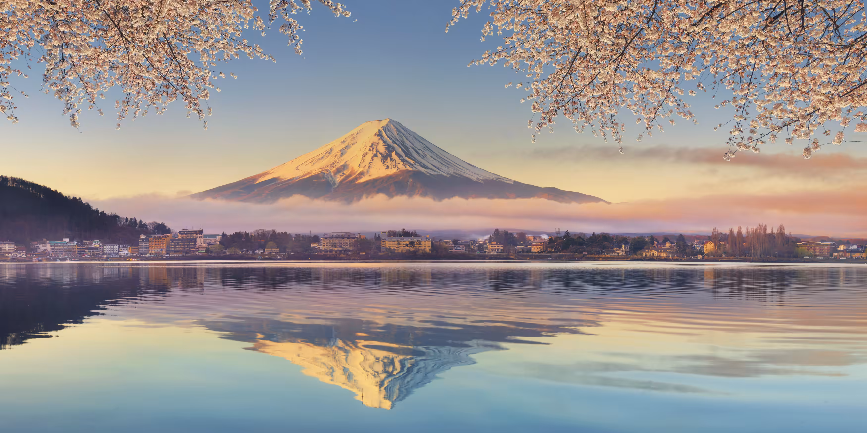 Mt Fuji reflection
