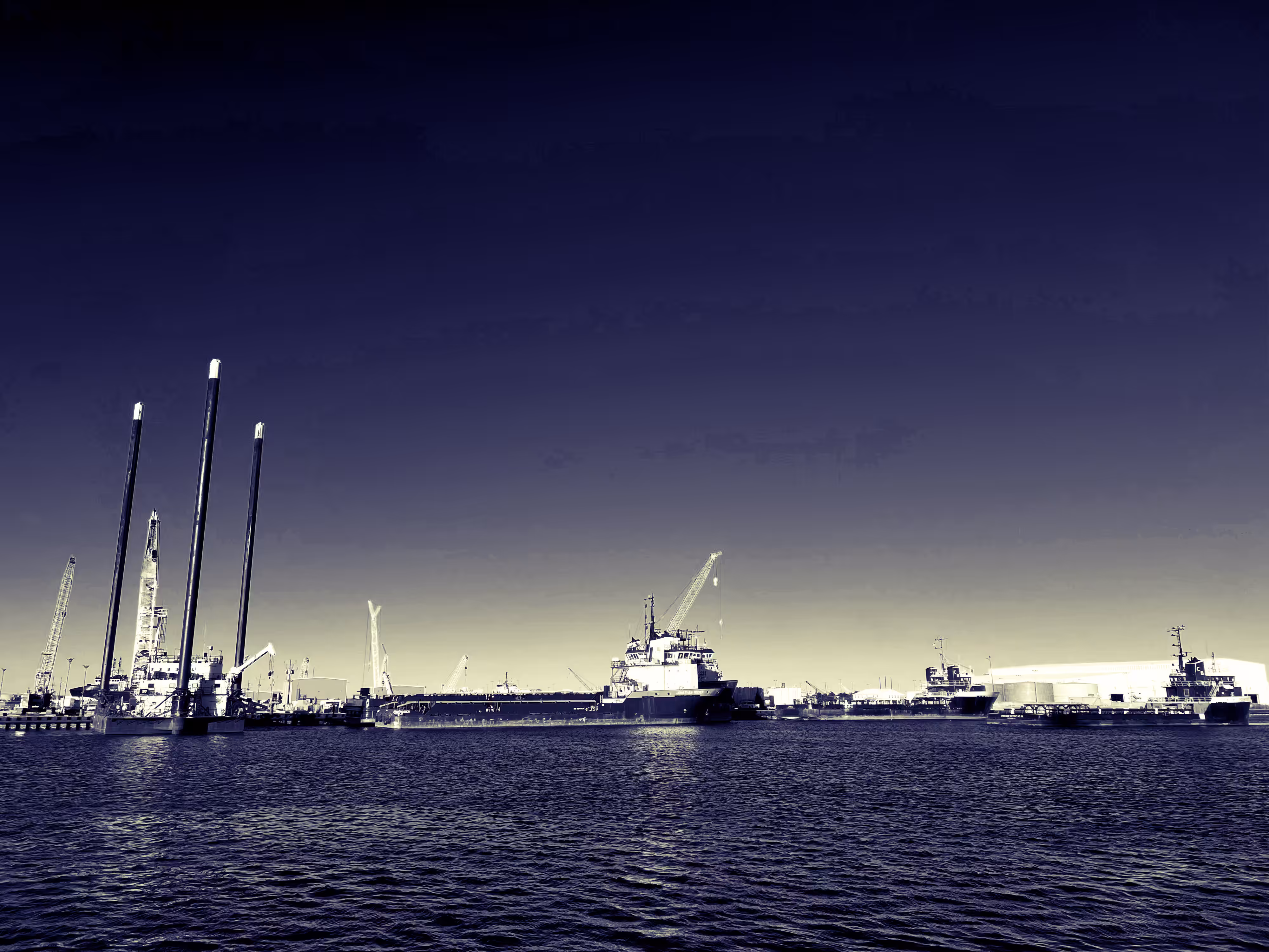 Harbor of Steel and Stillness — Port Fourchon