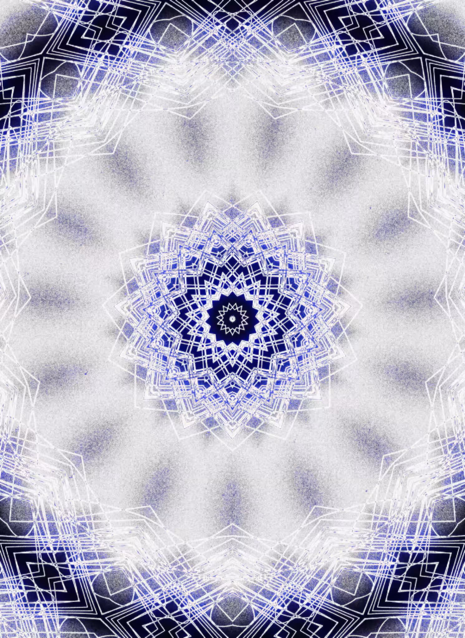 Blue Dreaming III (kaleido)