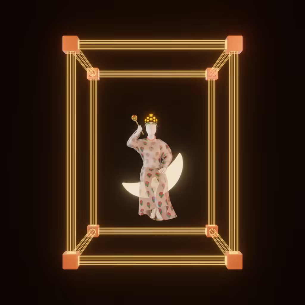 The Empress - 3D Card
