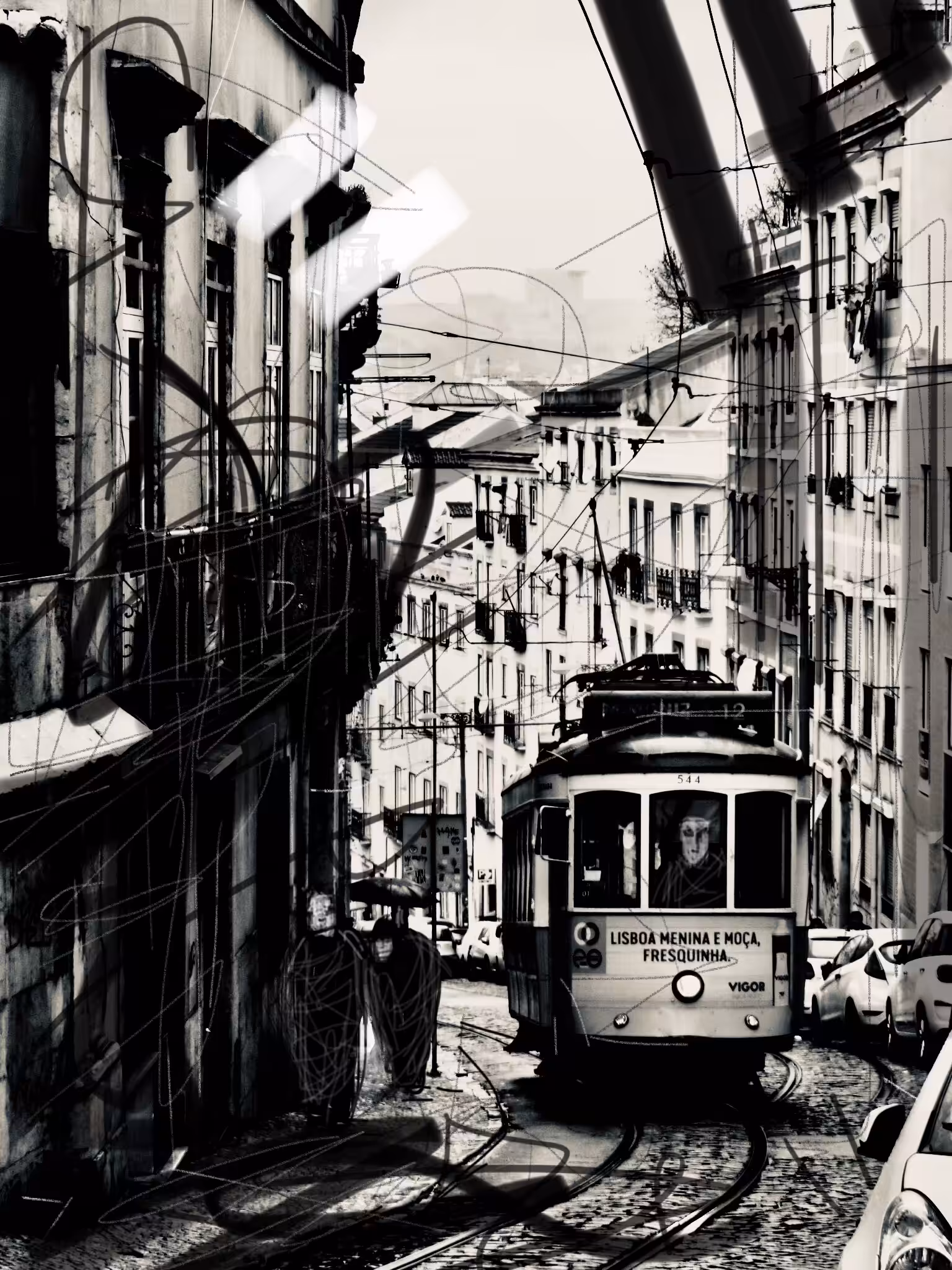 Shadows of Lisbon, sketch 2