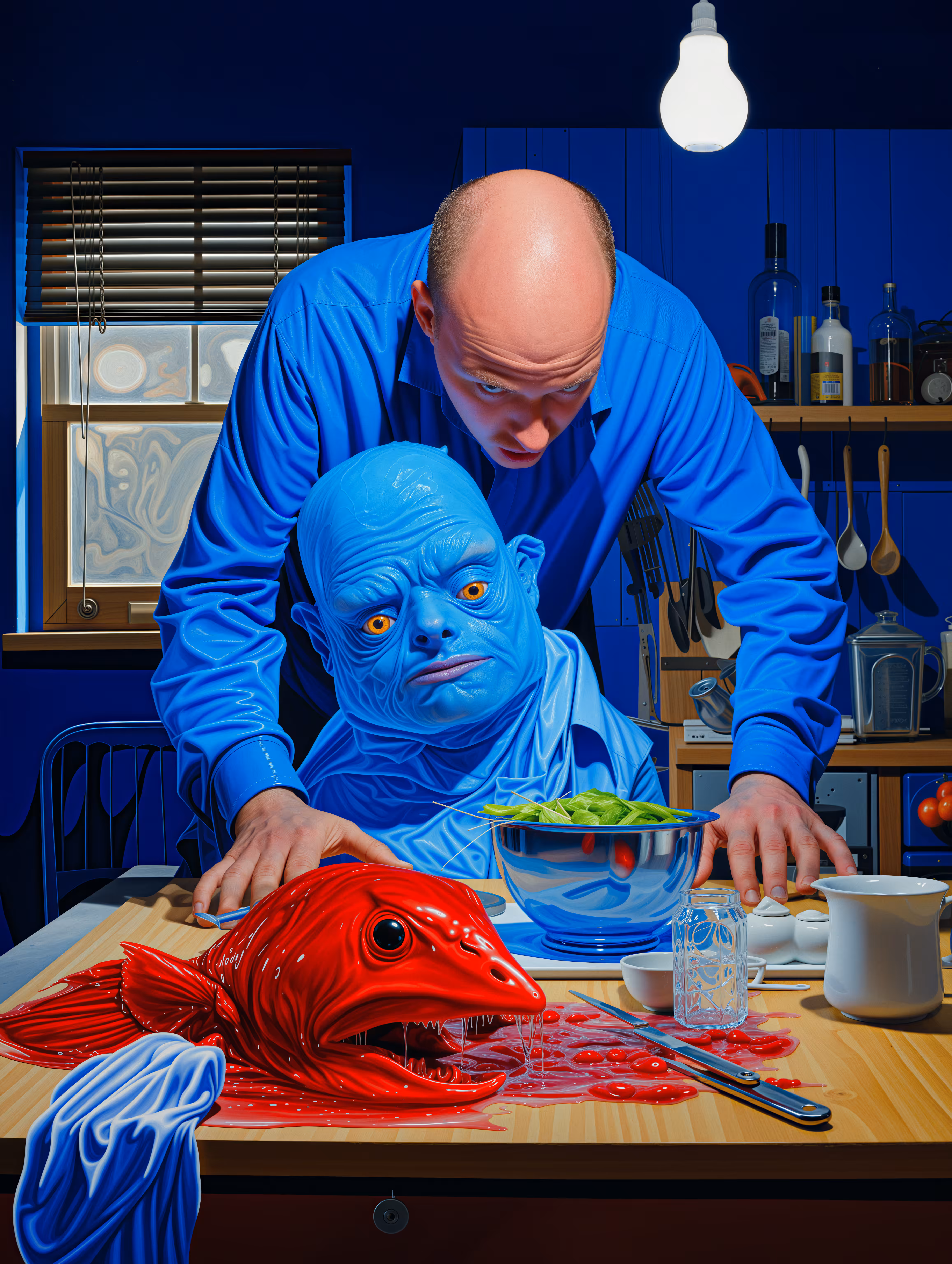 Sculpting Blue