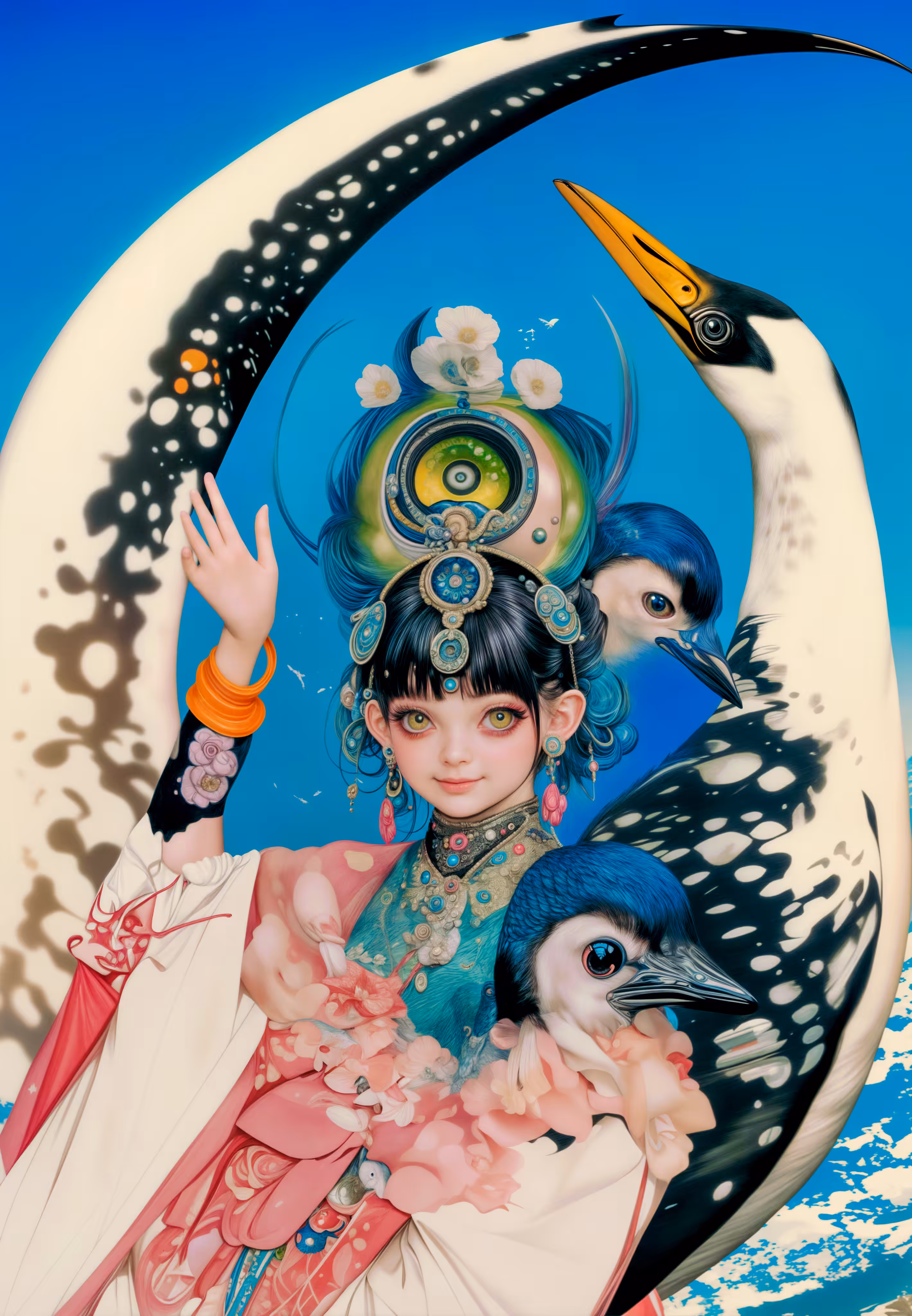 The Avian Illusionist Girl