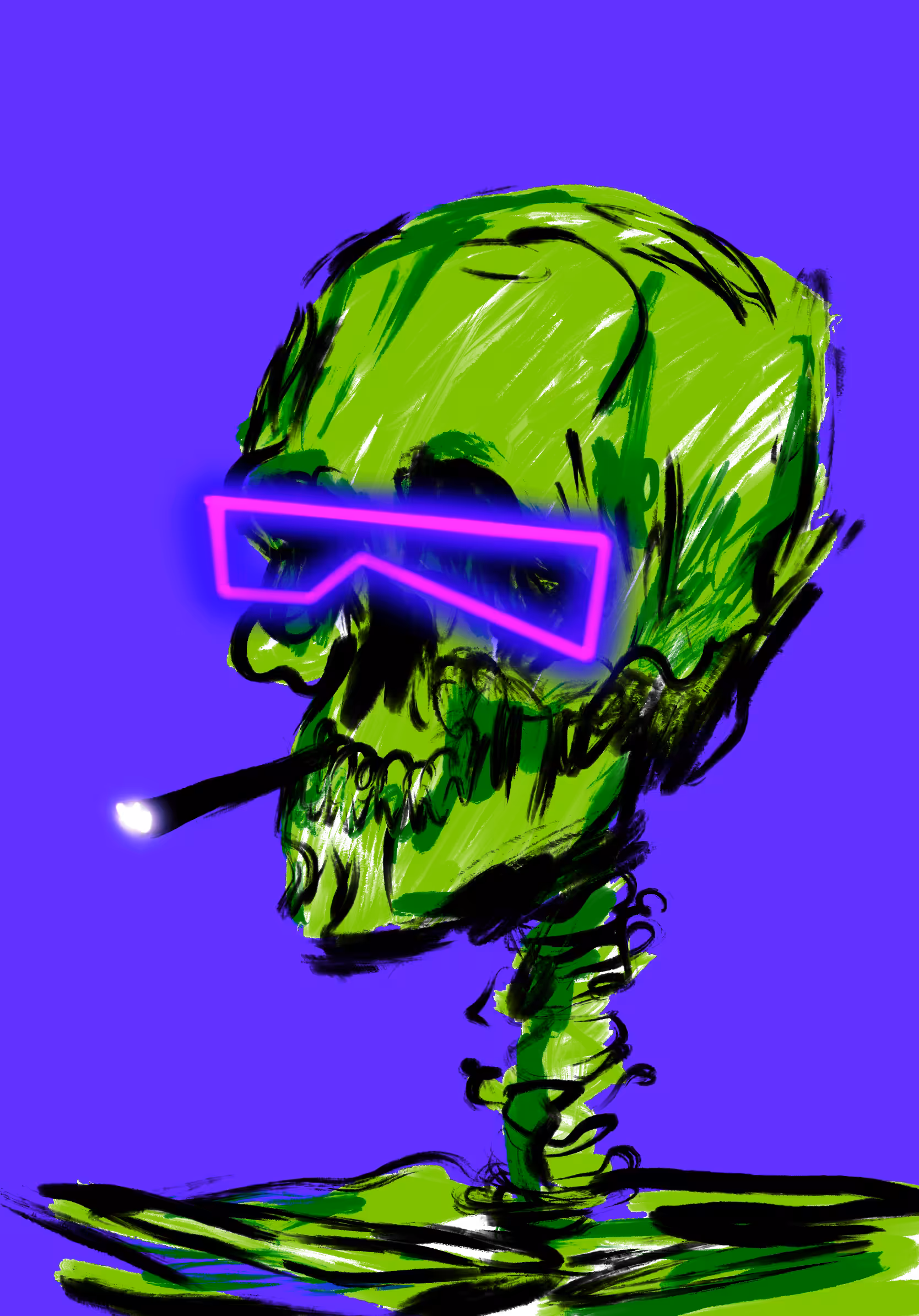 Cold blood, shades on.(1)