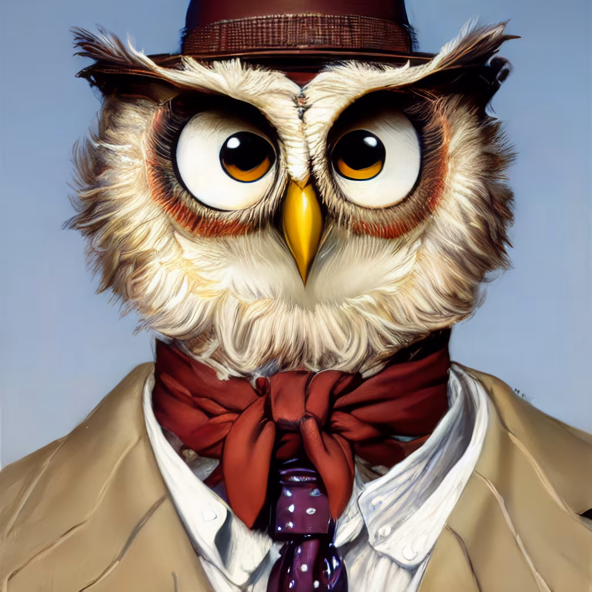 Furry Owl 0384