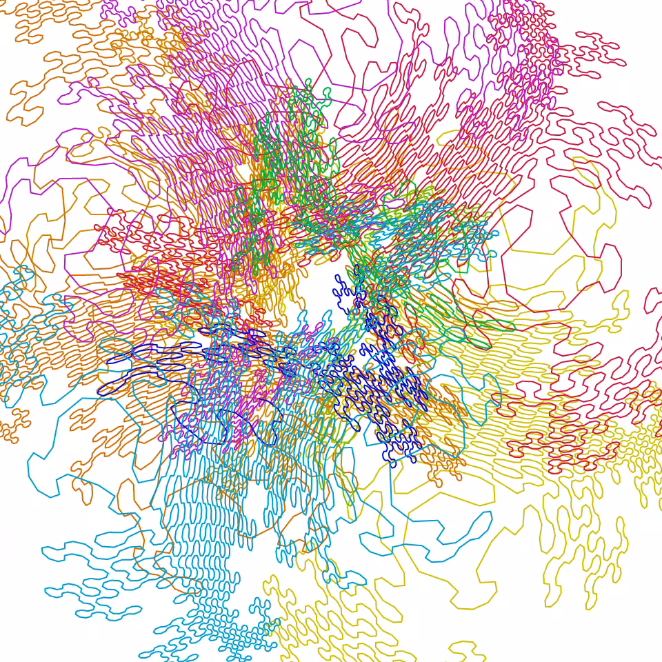 Dragon Curve Vortex #5