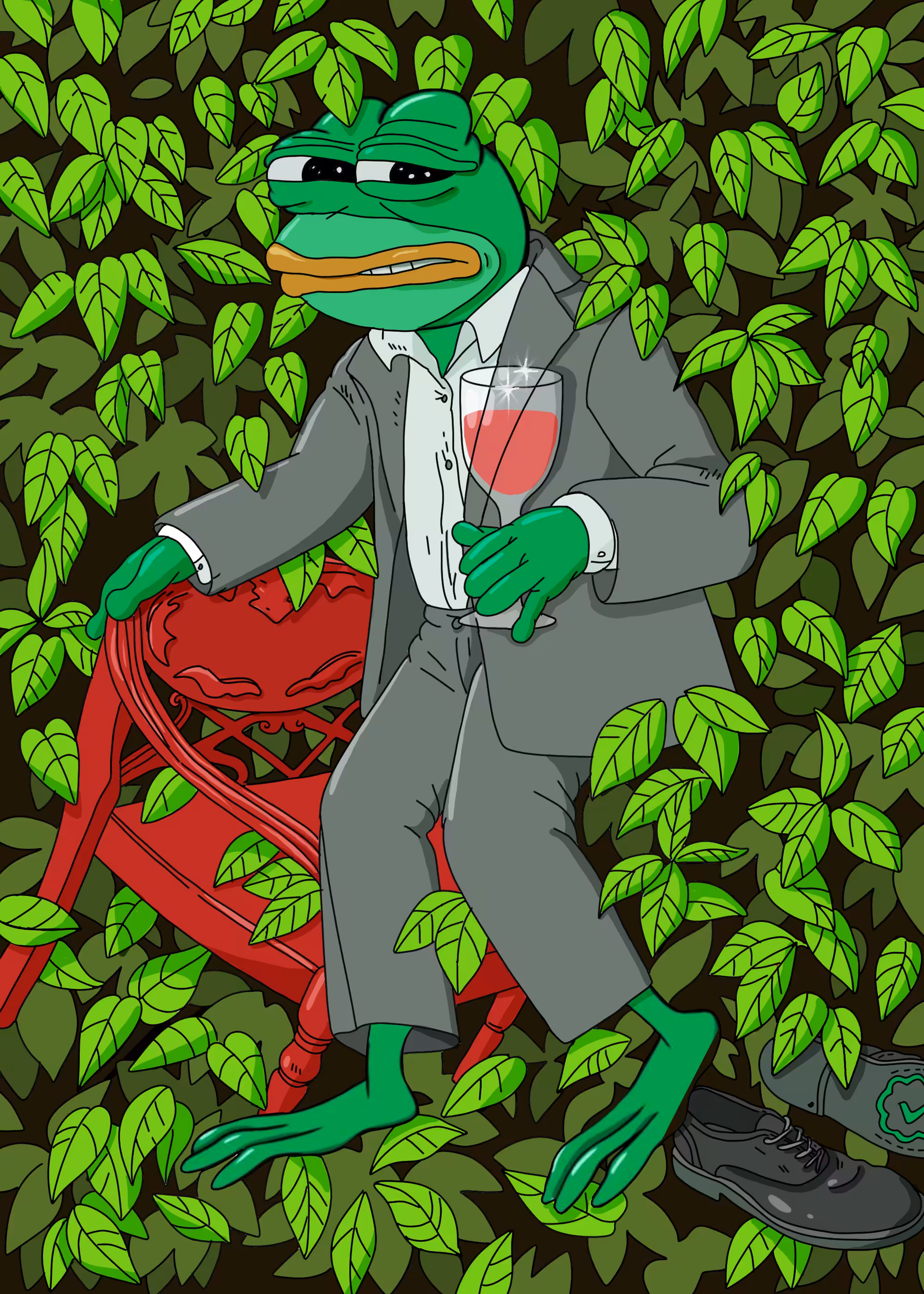 President Homer J Pepe goes home 