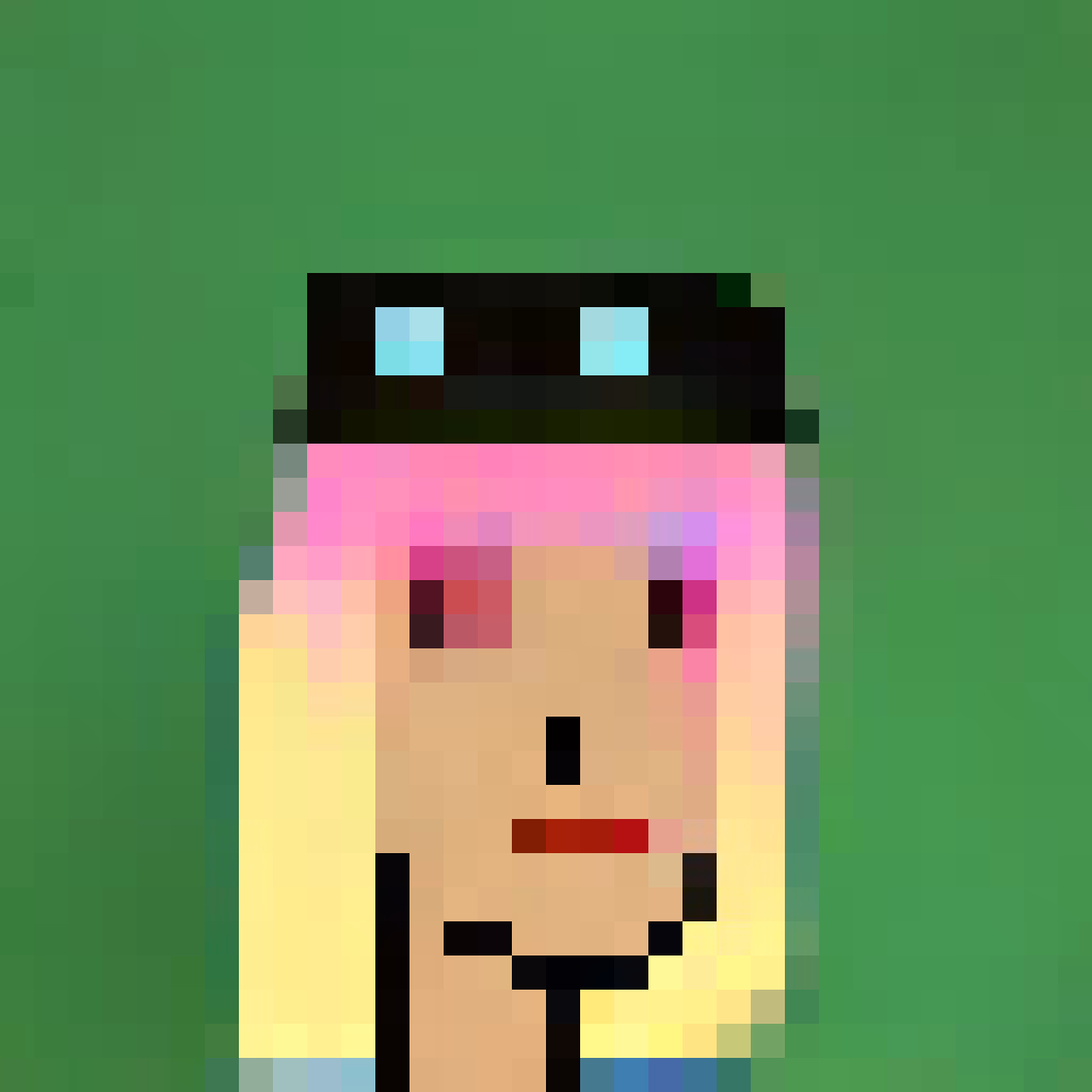 #85 - CØLØ(🆁🅴🅳)ΞYΞS B·G·A·N CRYPTOPUNK