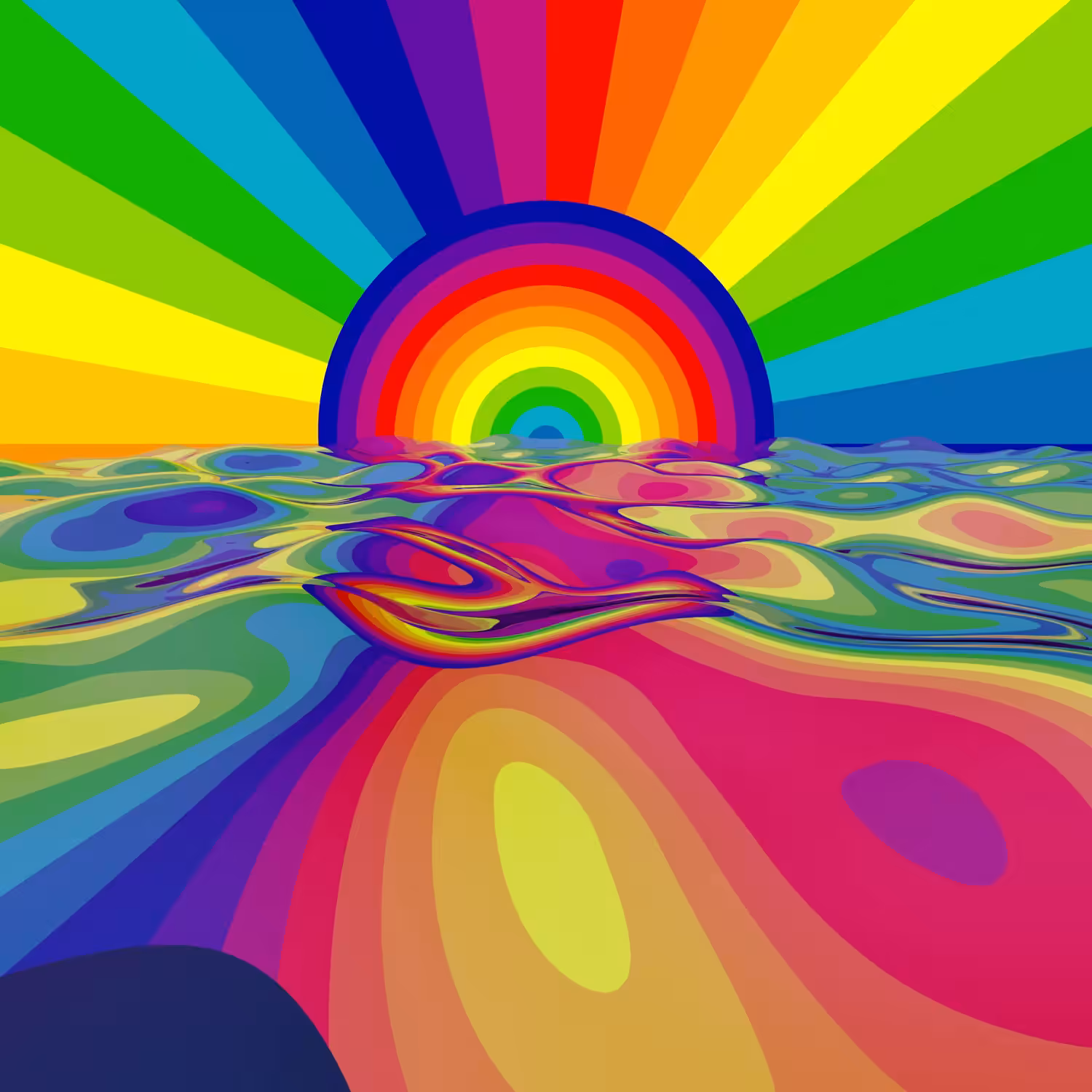 Rainbow Sunset