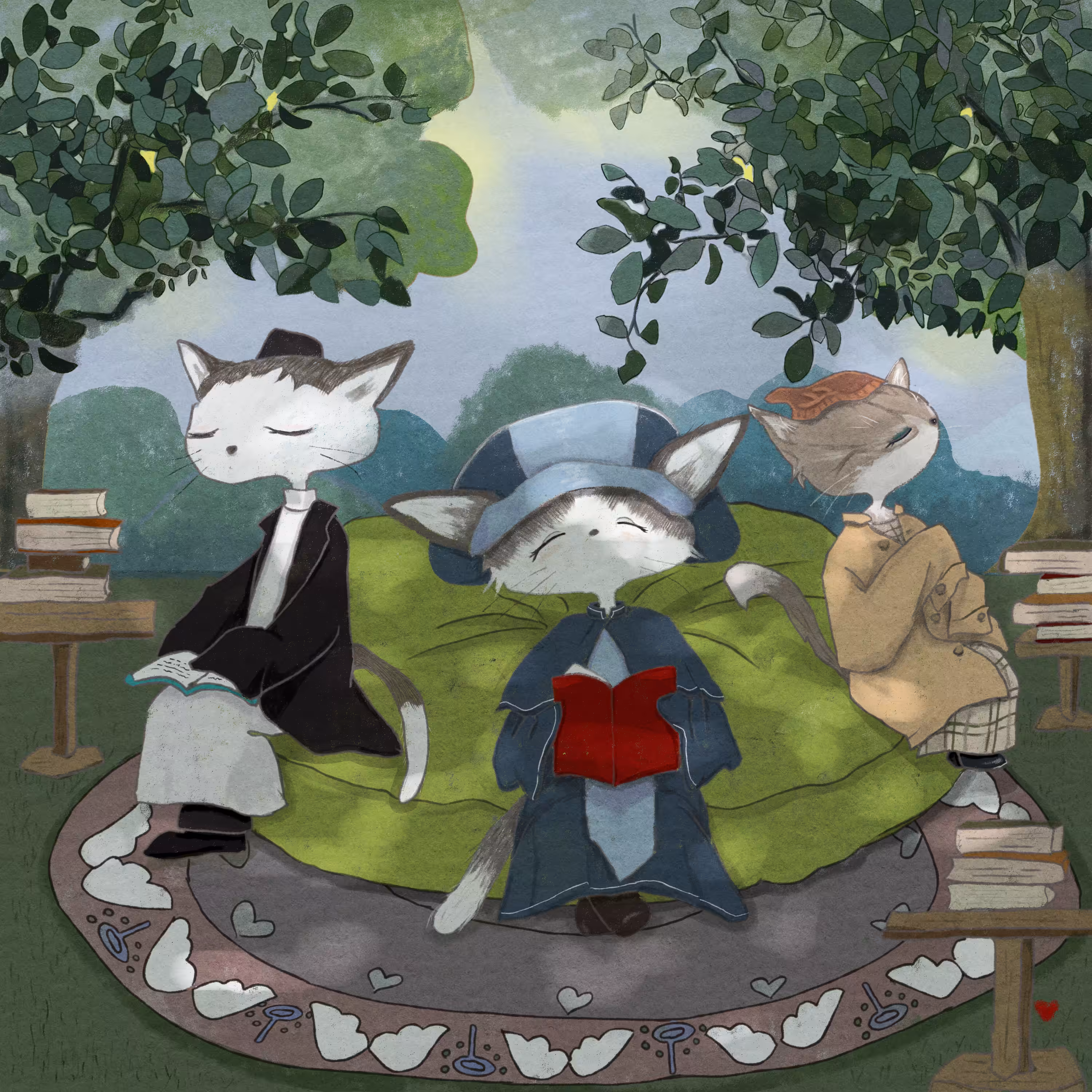 JivaCAT Artworks #11:KomorebiLibrary