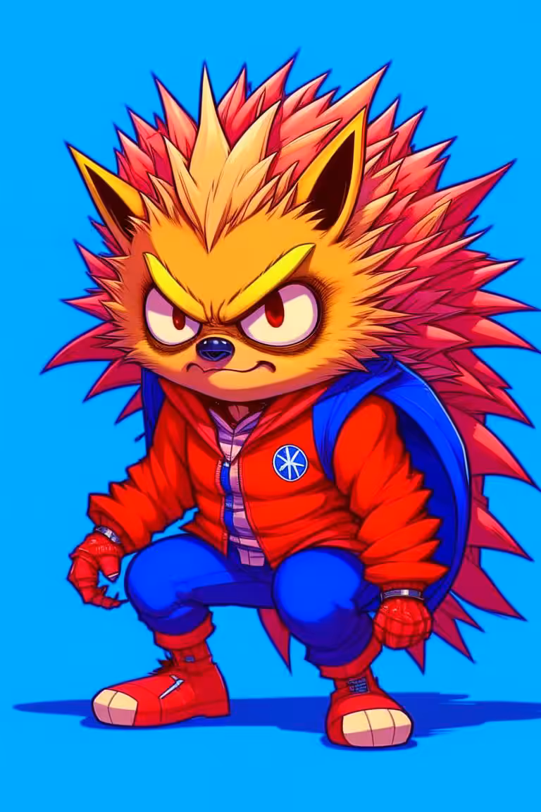 spider-hedgehog anime
