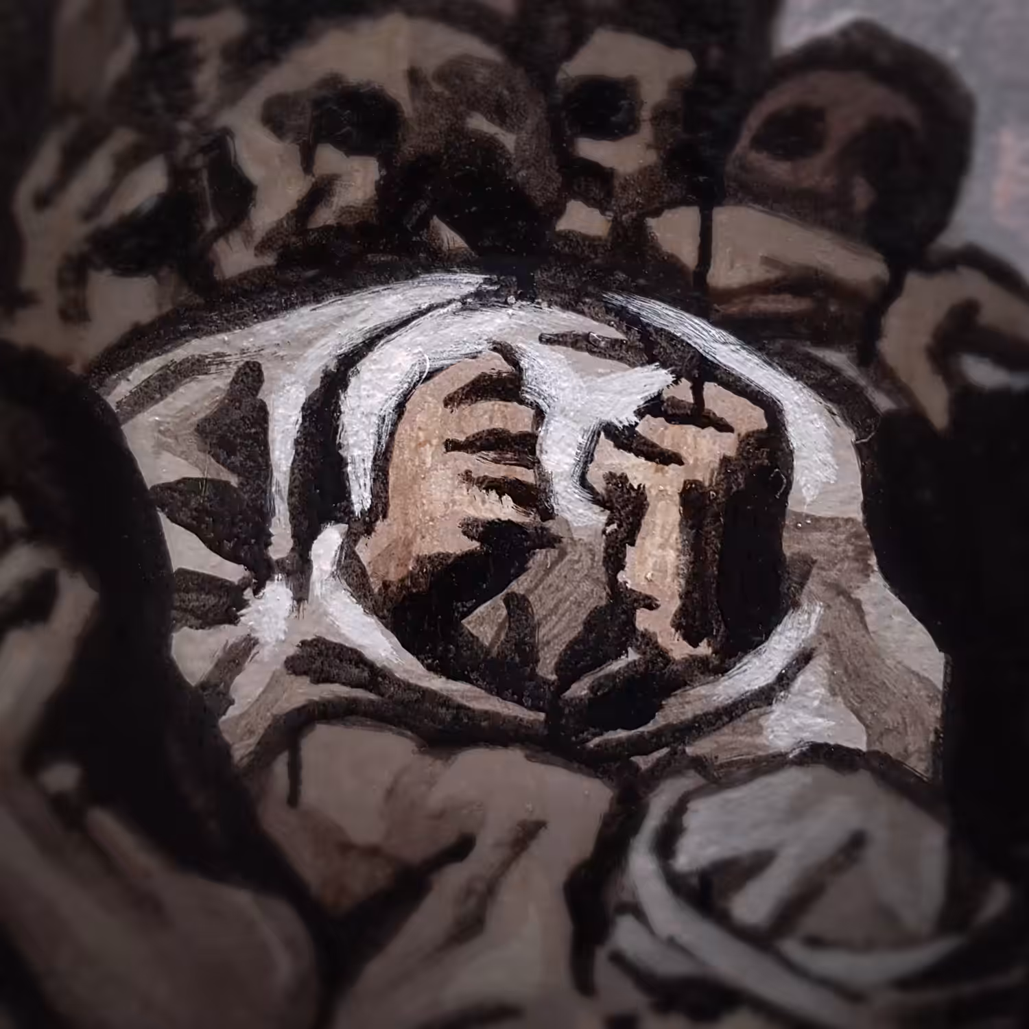 366 - A soul on the way to the underworld in Charon's boat 14
