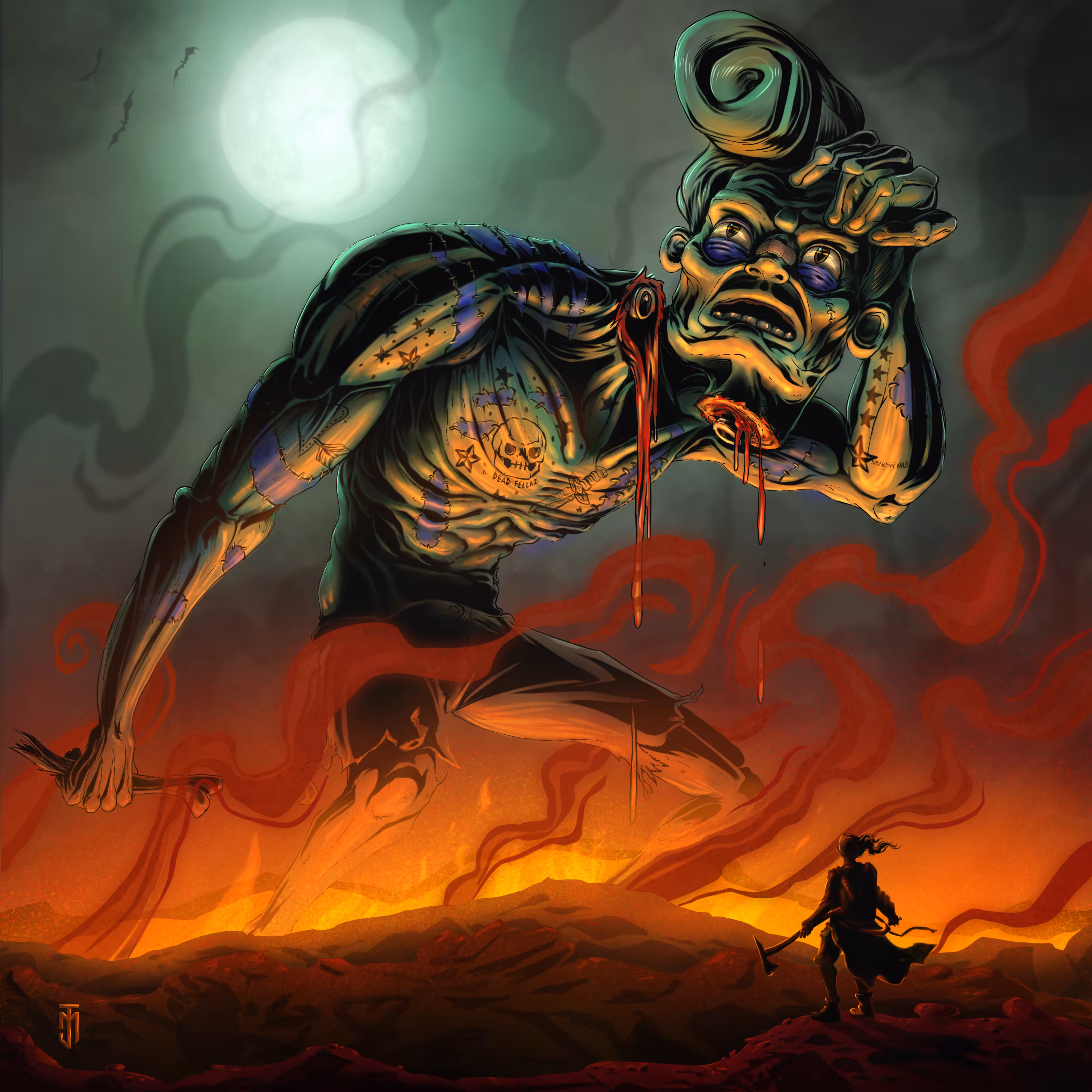 Jon Mctavish x Deadfellaz Draw the Undead 2021