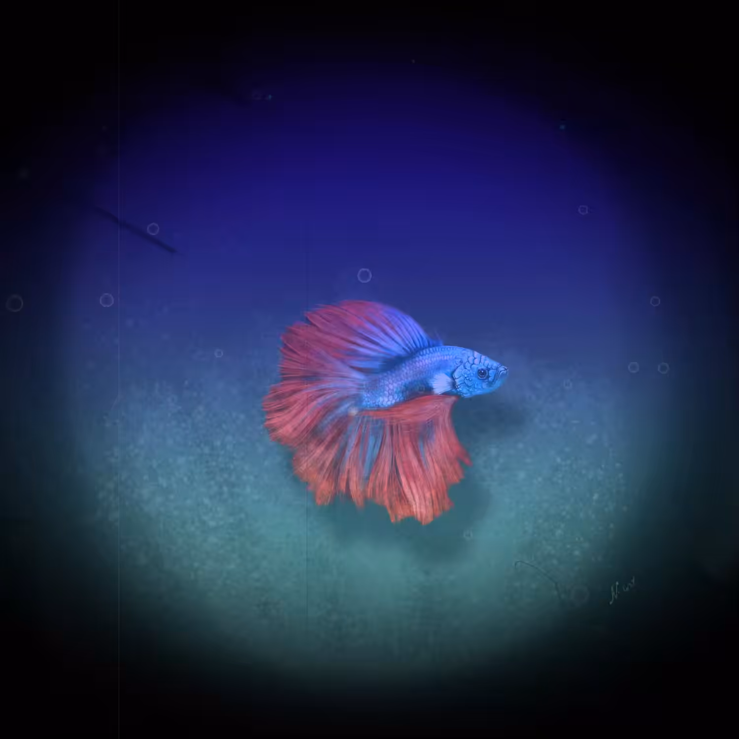 Fighter (from the painting The Deep)