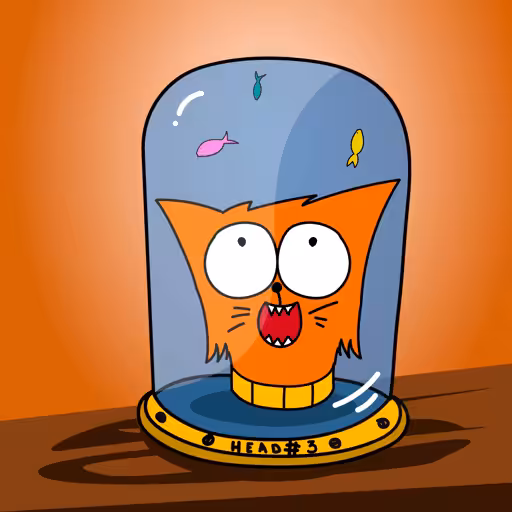 HashHead #3 Crypto Cat
