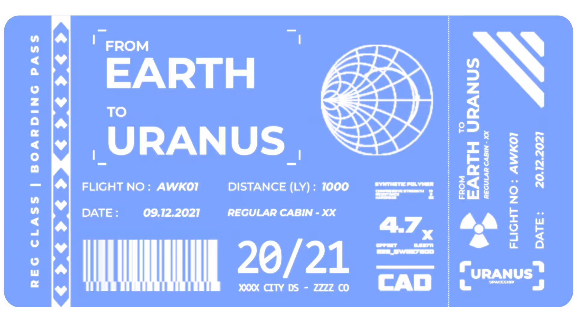 EARTH TO URANUS