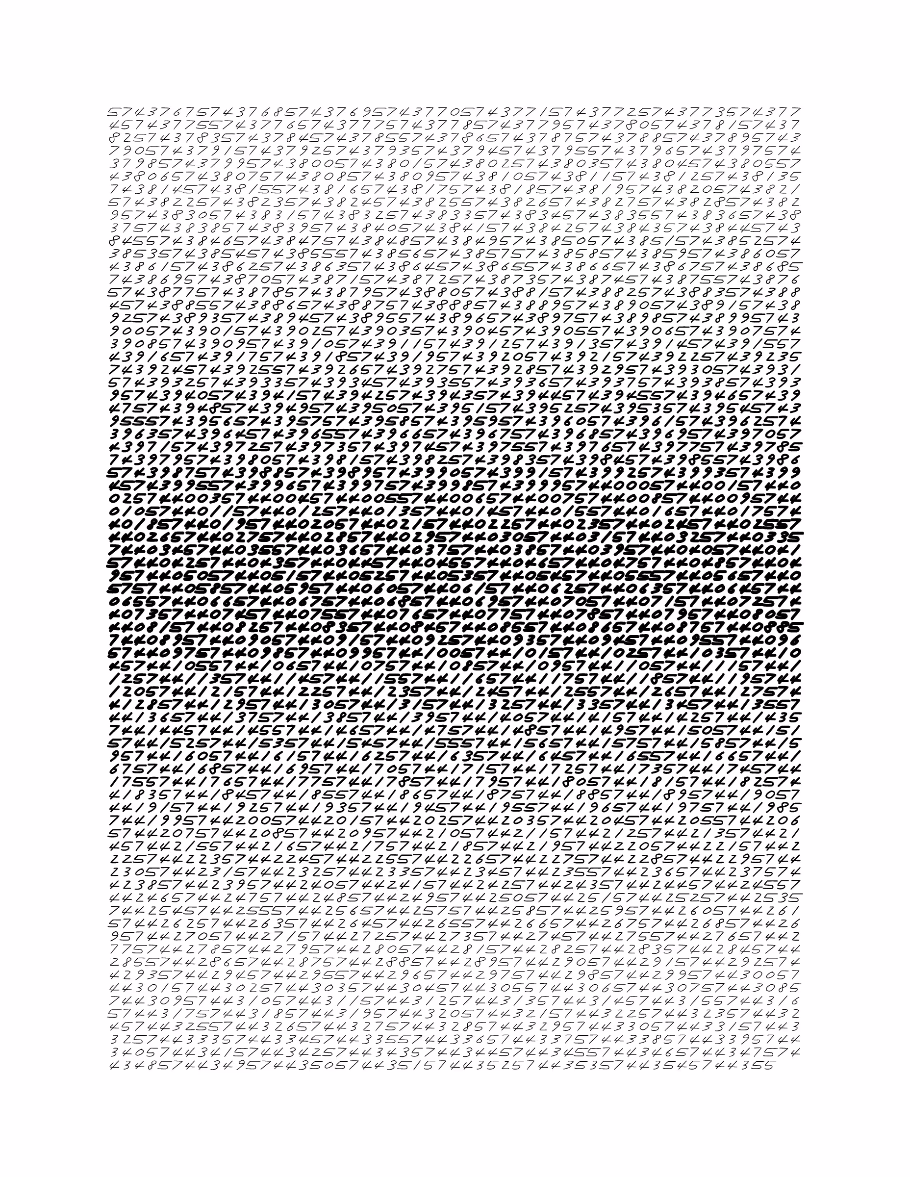 Endless (5,607,250 to Infinity) #447
